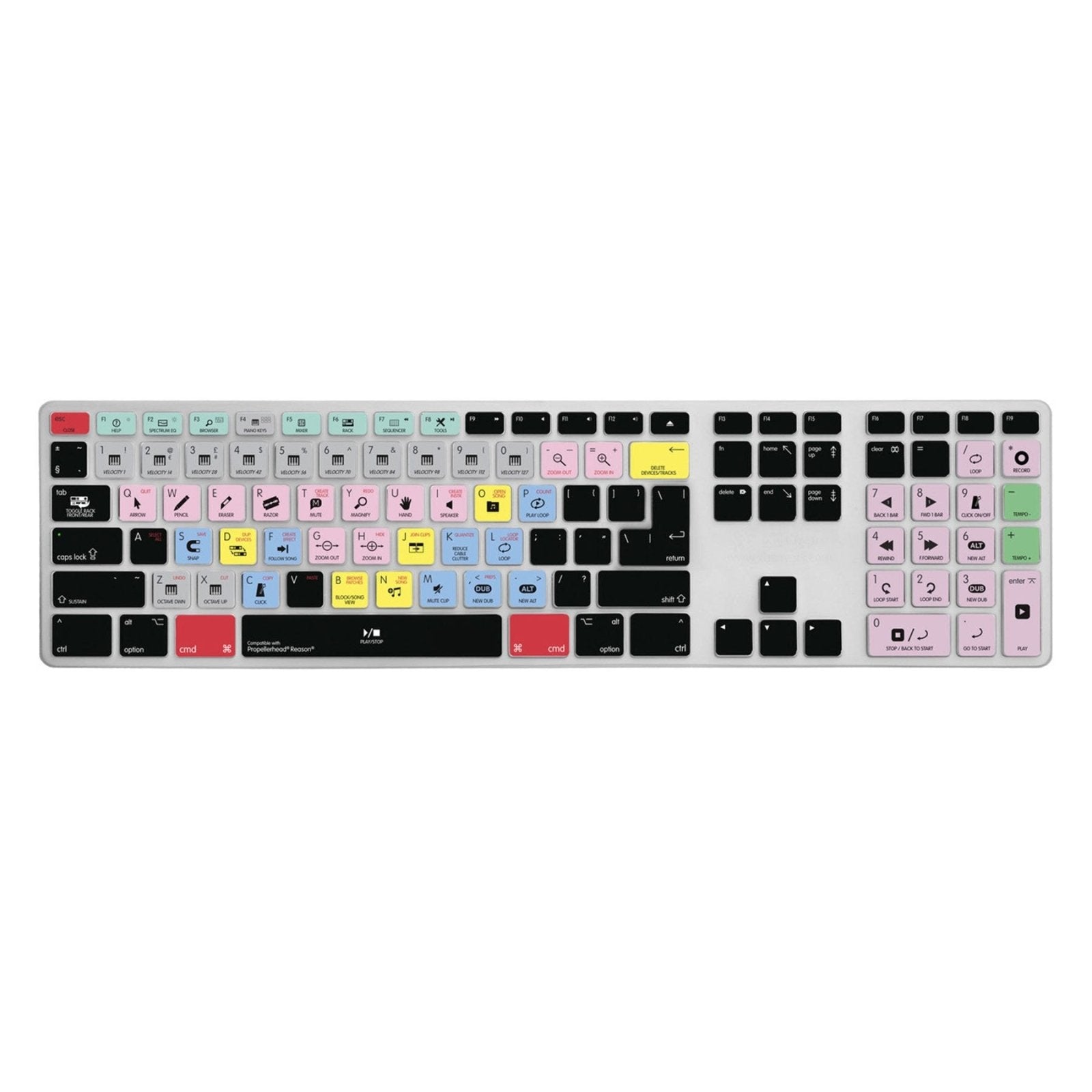 Propellerhead Reason Keyboard Covers for MacBook and iMac