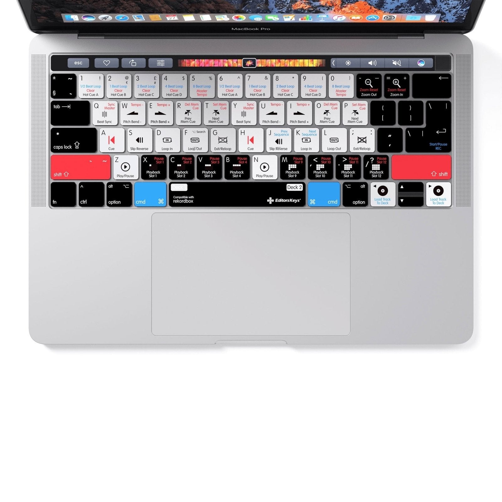 RekordBox Keyboard Covers for MacBook Pro