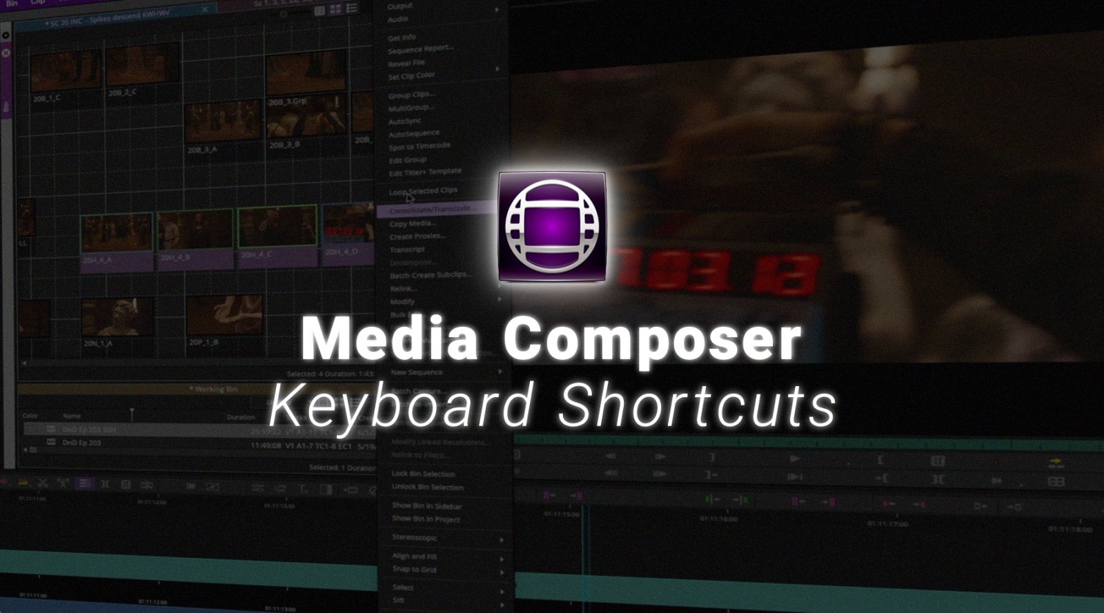 20 Essential Avid Media Composer Shortcuts in 2026 (That Every Editor Should Know) - Editors Keys