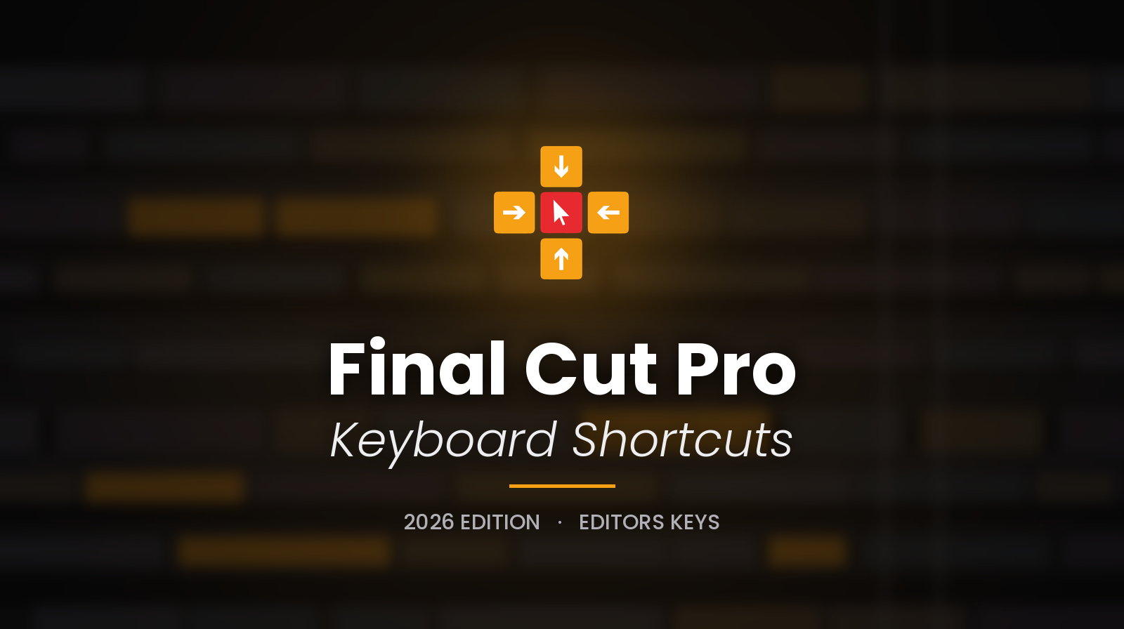 Final Cut Pro Keyboard Shortcuts