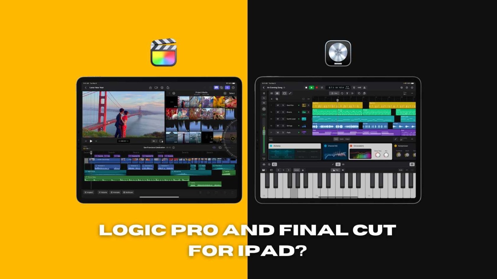 Apple Brings Final Cut Pro and Logic Pro to iPad! - Editors Keys