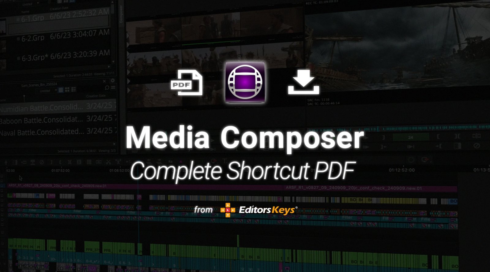 Avid Media Composer Keyboard Shortcuts: The Complete 2026 Cheat Sheet (Free PDF) - Editors Keys