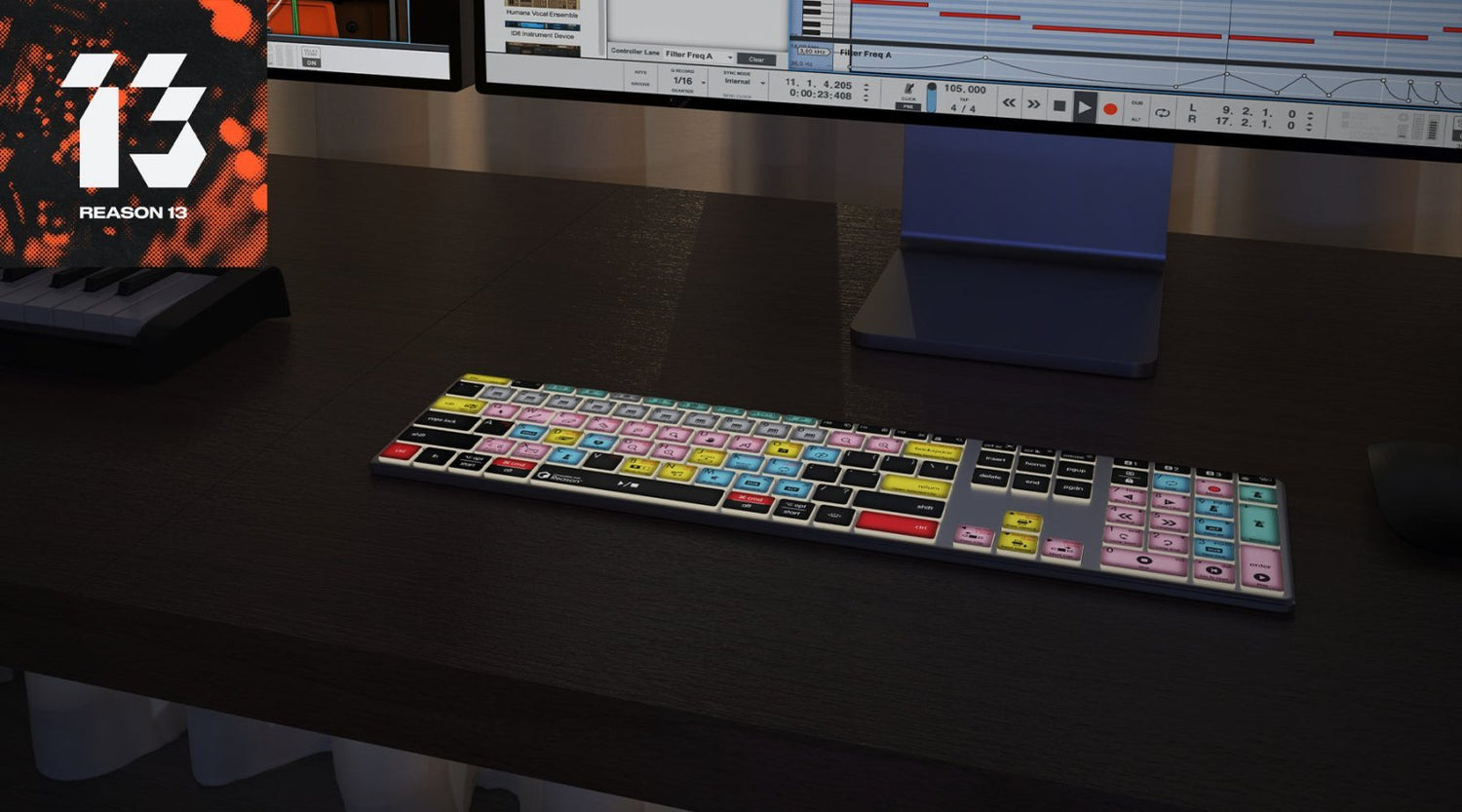 Editors Keys Wireless Backlit Editing Keyboard Designed For Reason! - Editors Keys