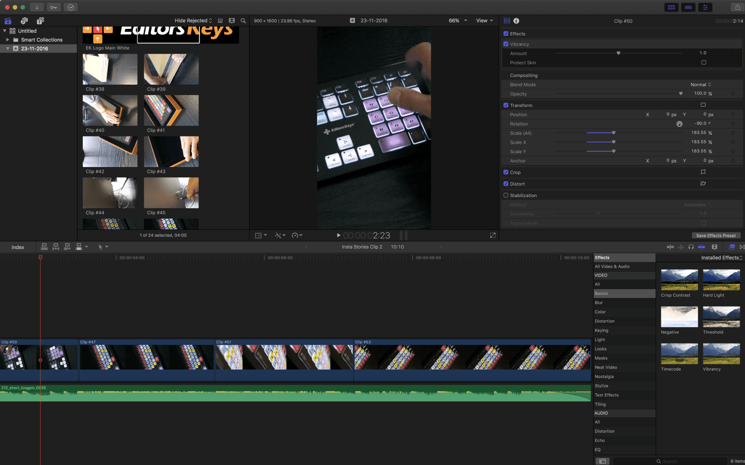 The Top Ways to Speed up Final Cut Pro X - Editors Keys