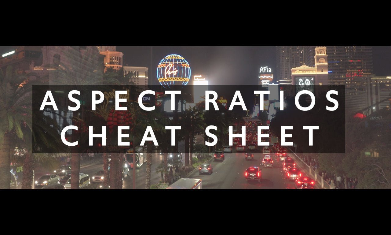 Video Editing Cheat Sheet | Black Bars and Apect Ratios - Editors Keys