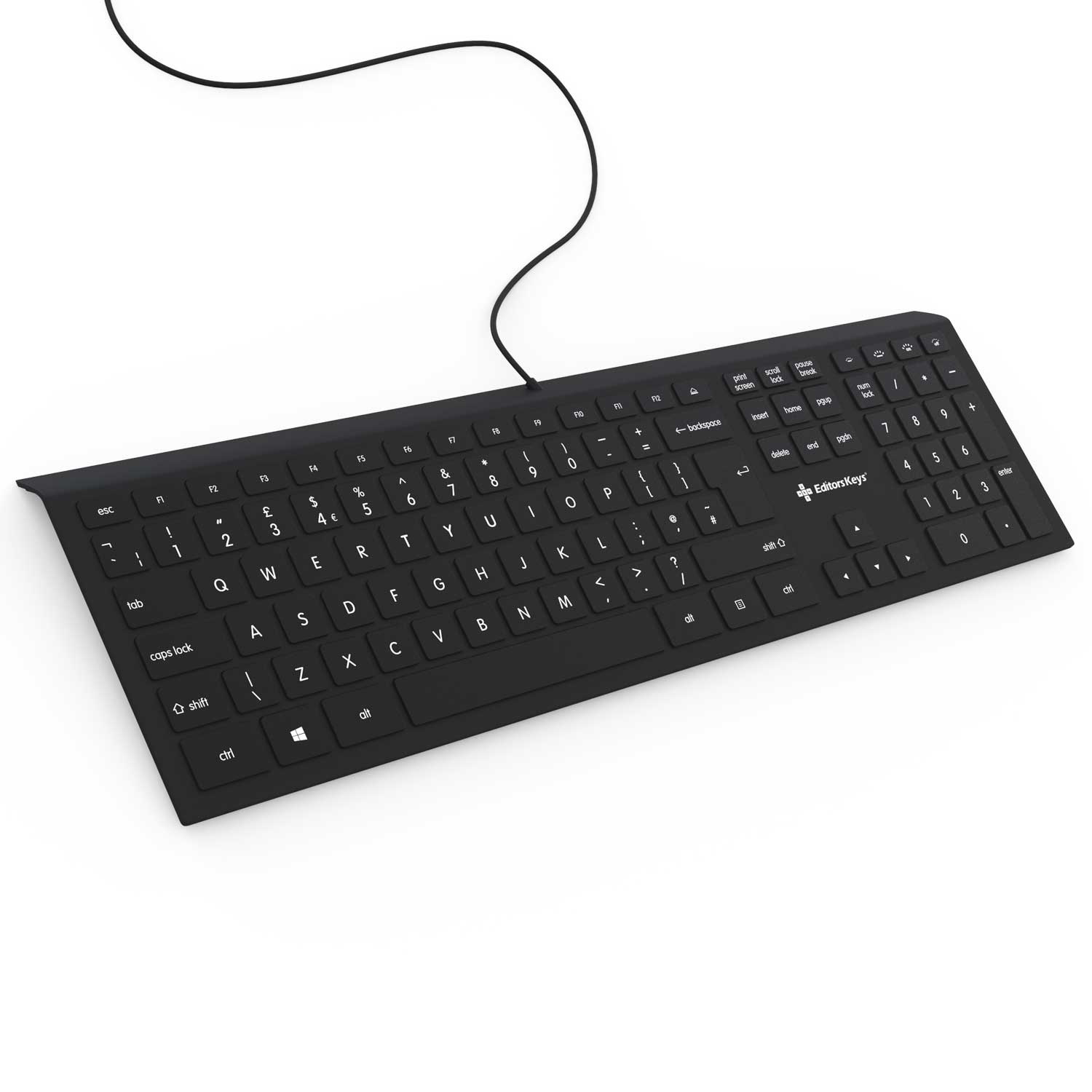 Mac and Windows Regular Keyboards - Editors Keys