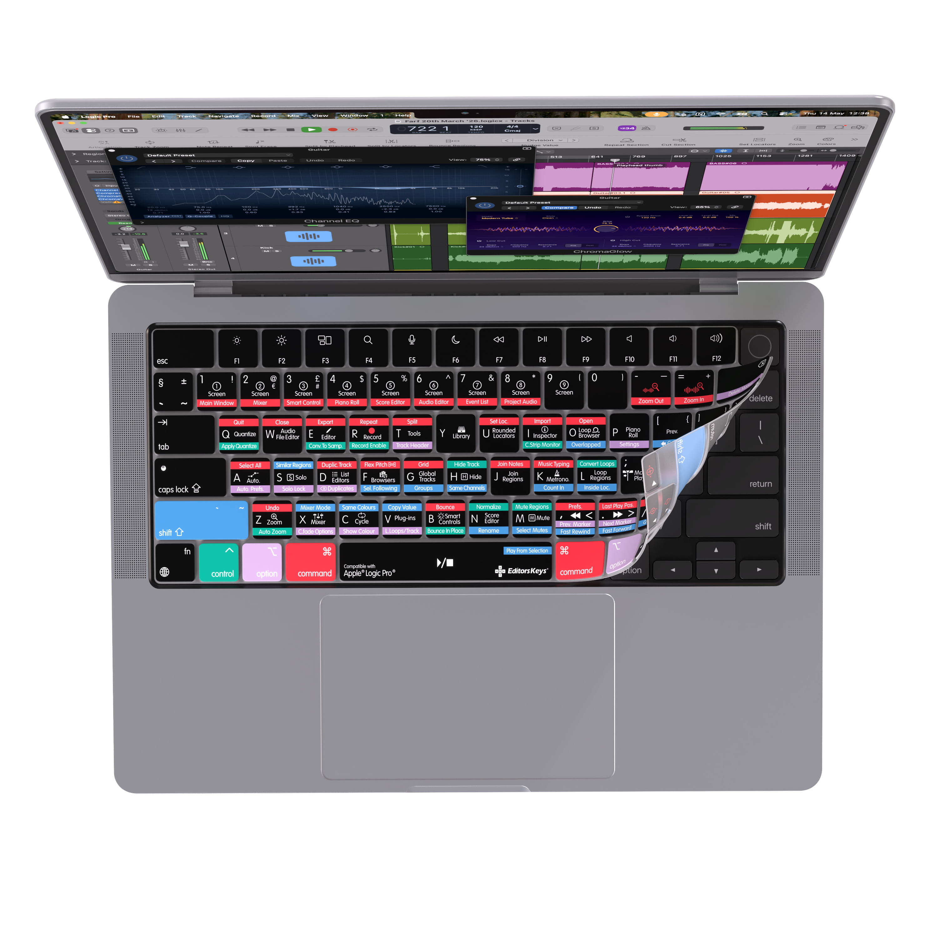 Apple Logic Pro Keyboard Covers for MacBook and iMac