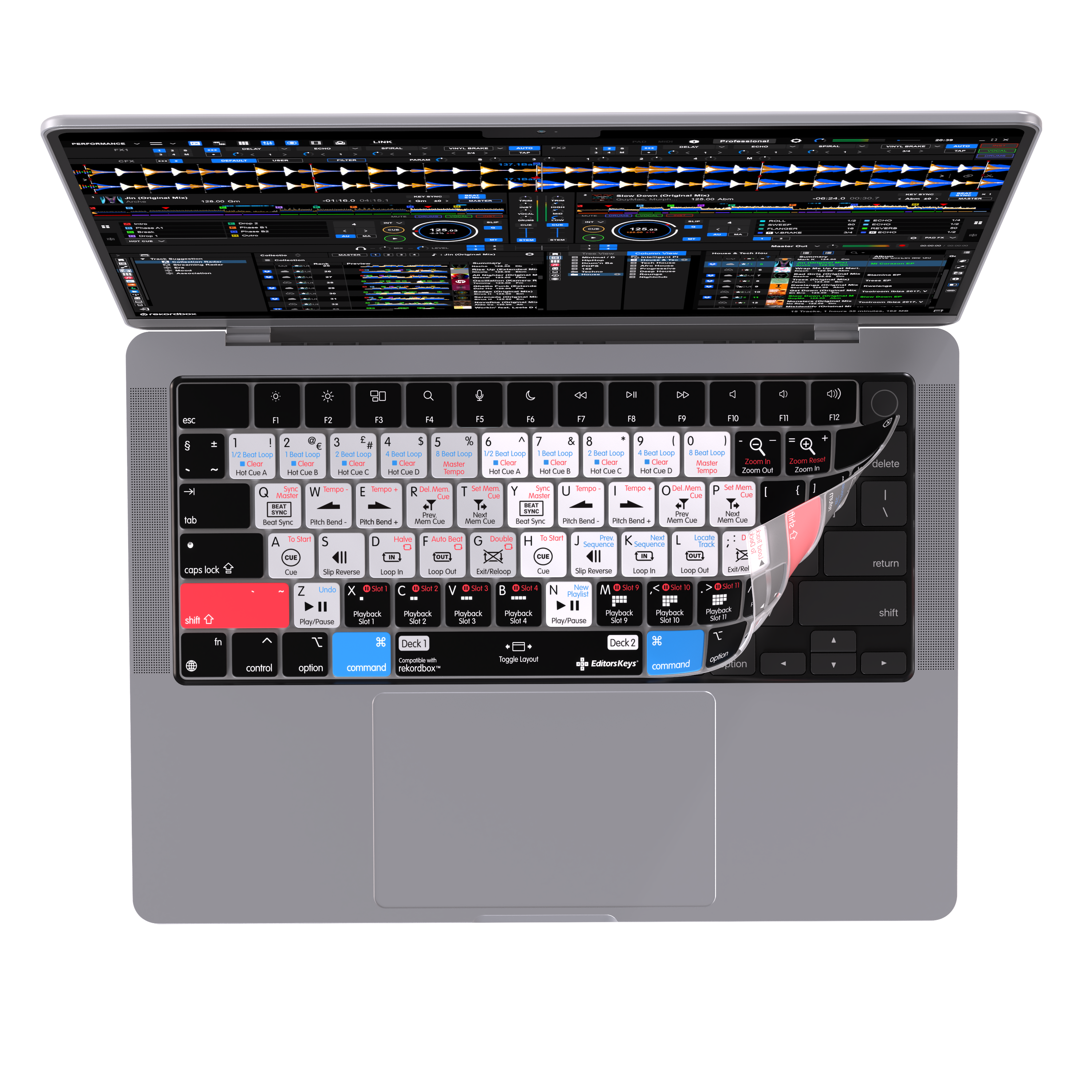 RekordBox Keyboard Covers for MacBook Pro