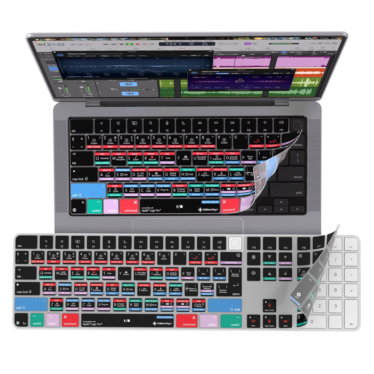 Apple Logic Pro Keyboard Covers for MacBook and iMac - Protection