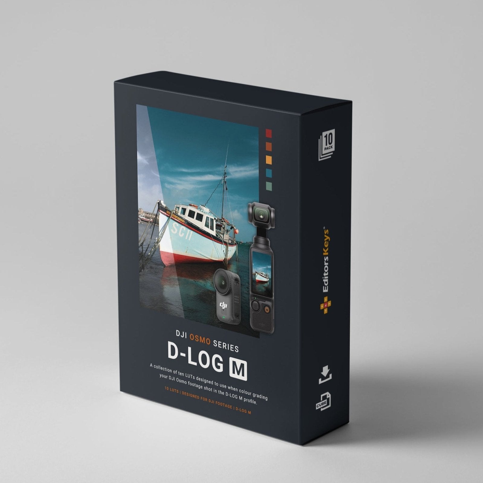 D - LOG M Pocket 3 LUTs One Click Fix and Looks 10 Pack - Editors Keys