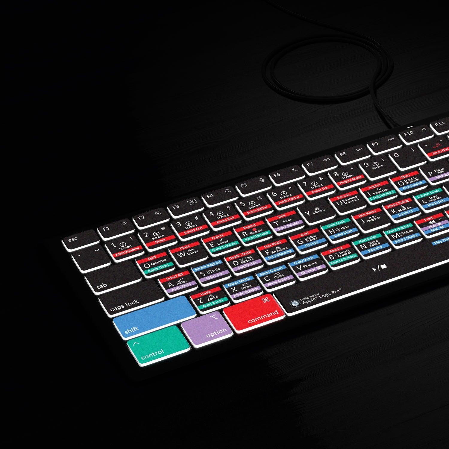 Logic Pro Keyboard Backlit Mac - Editors Keys