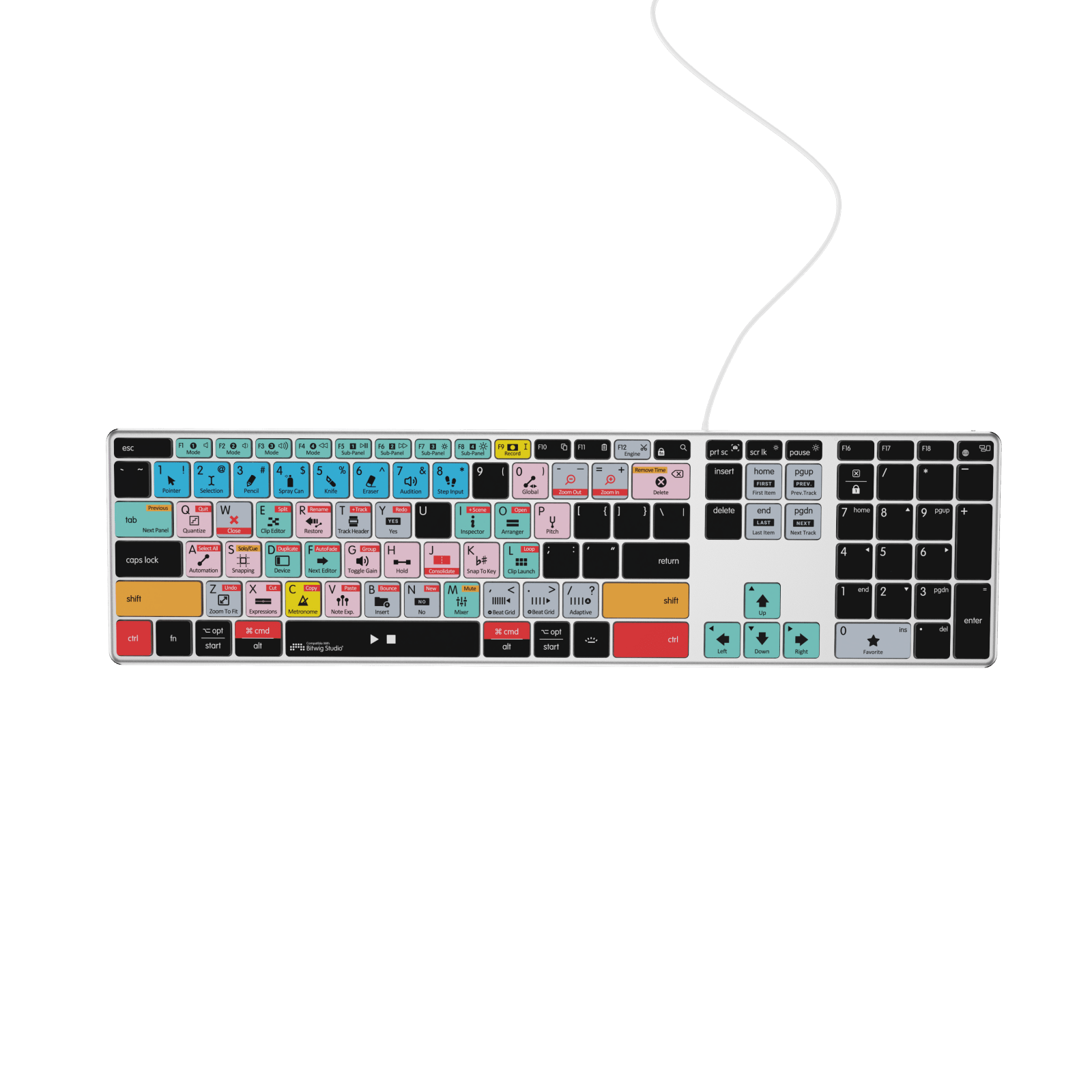 NEW Bitwig Studio Keyboard | Backlit | Wired & Wireless | Mac & PC - Editors Keys