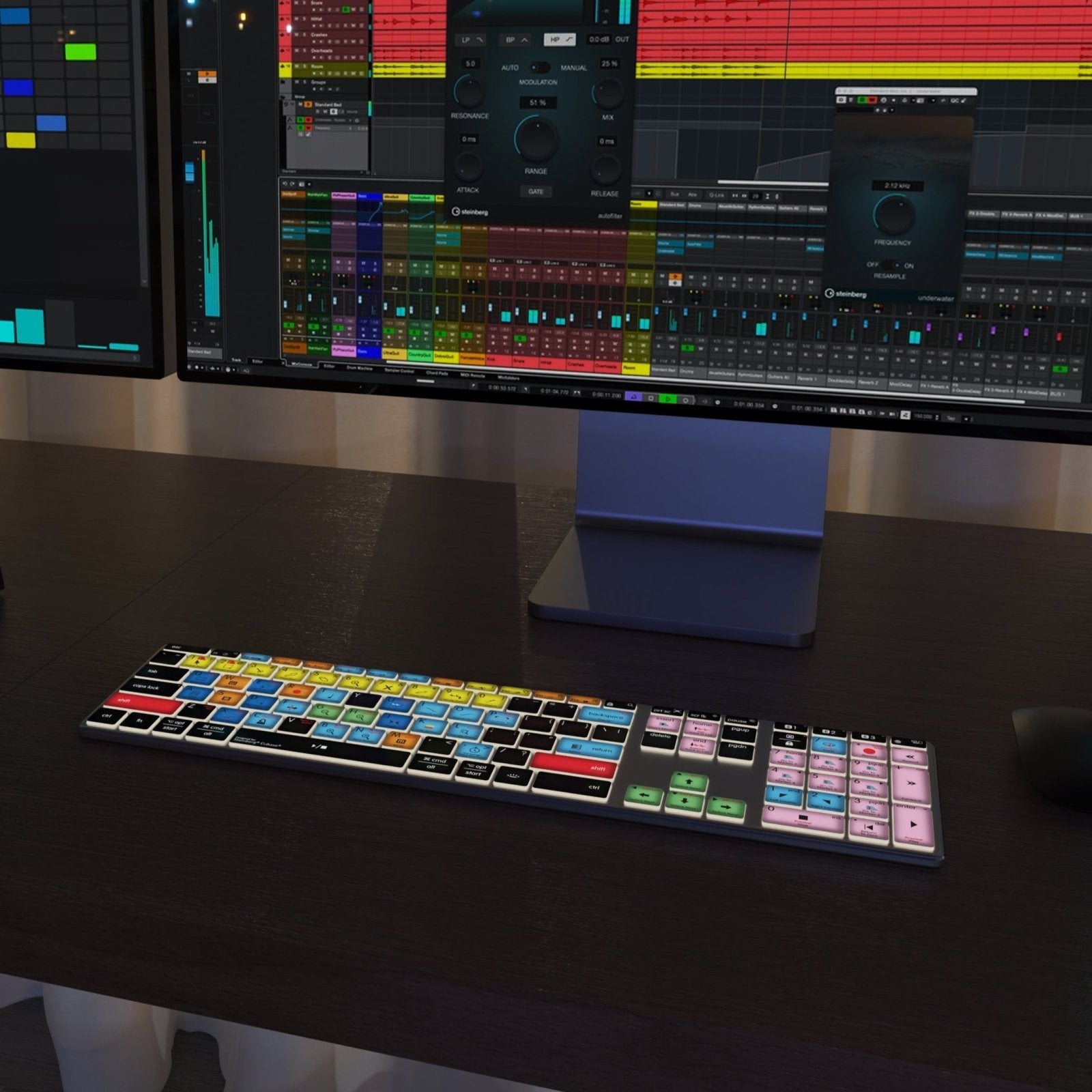 NEW Cubase Compatible Keyboard | Backlit & Wireless | Mac & PC - Editors Keys