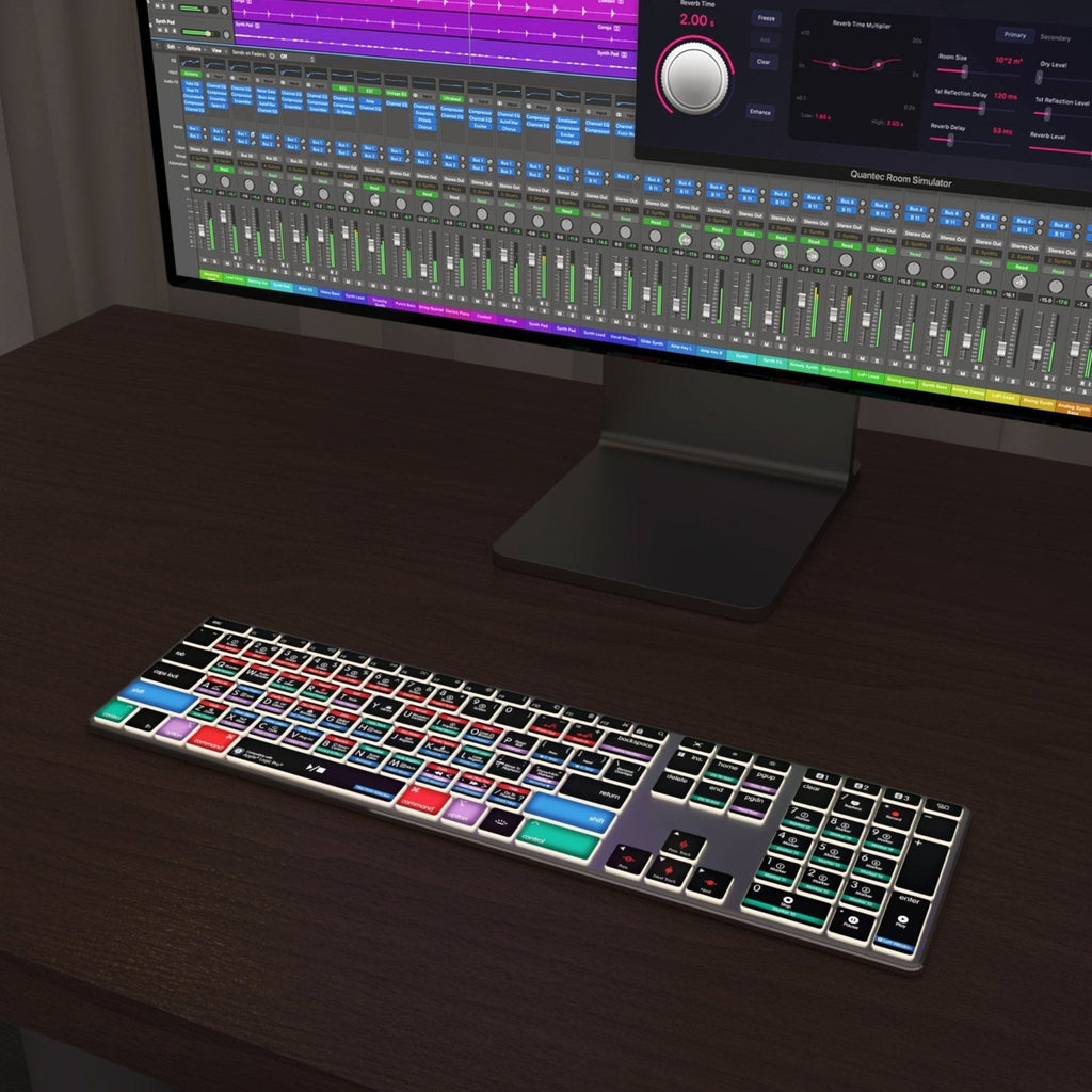 NEW Logic Pro Keyboard | Backlit | Wired & Wireless | Mac & PC