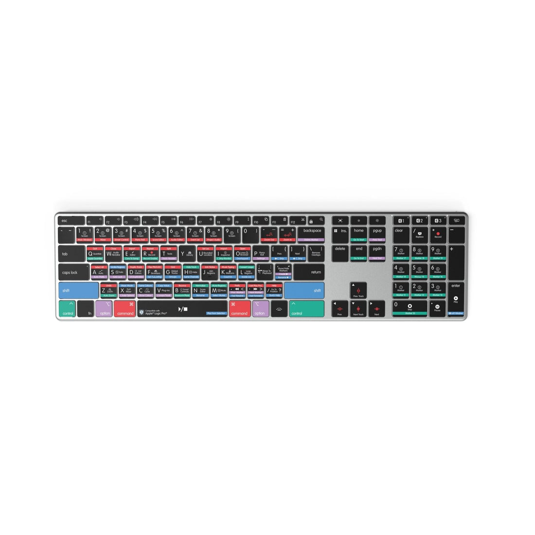 NEW Logic Pro Keyboard | Backlit | Wired & Wireless | Mac & PC