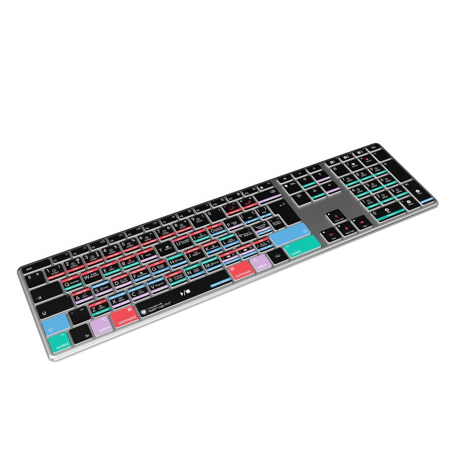 NEW Logic Pro Keyboard | Backlit | Wired & Wireless | Mac & PC