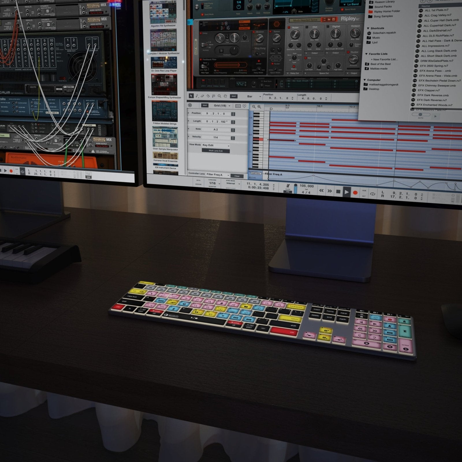 NEW Reason Keyboard | Backlit & Wireless | Mac and PC - Editors Keys