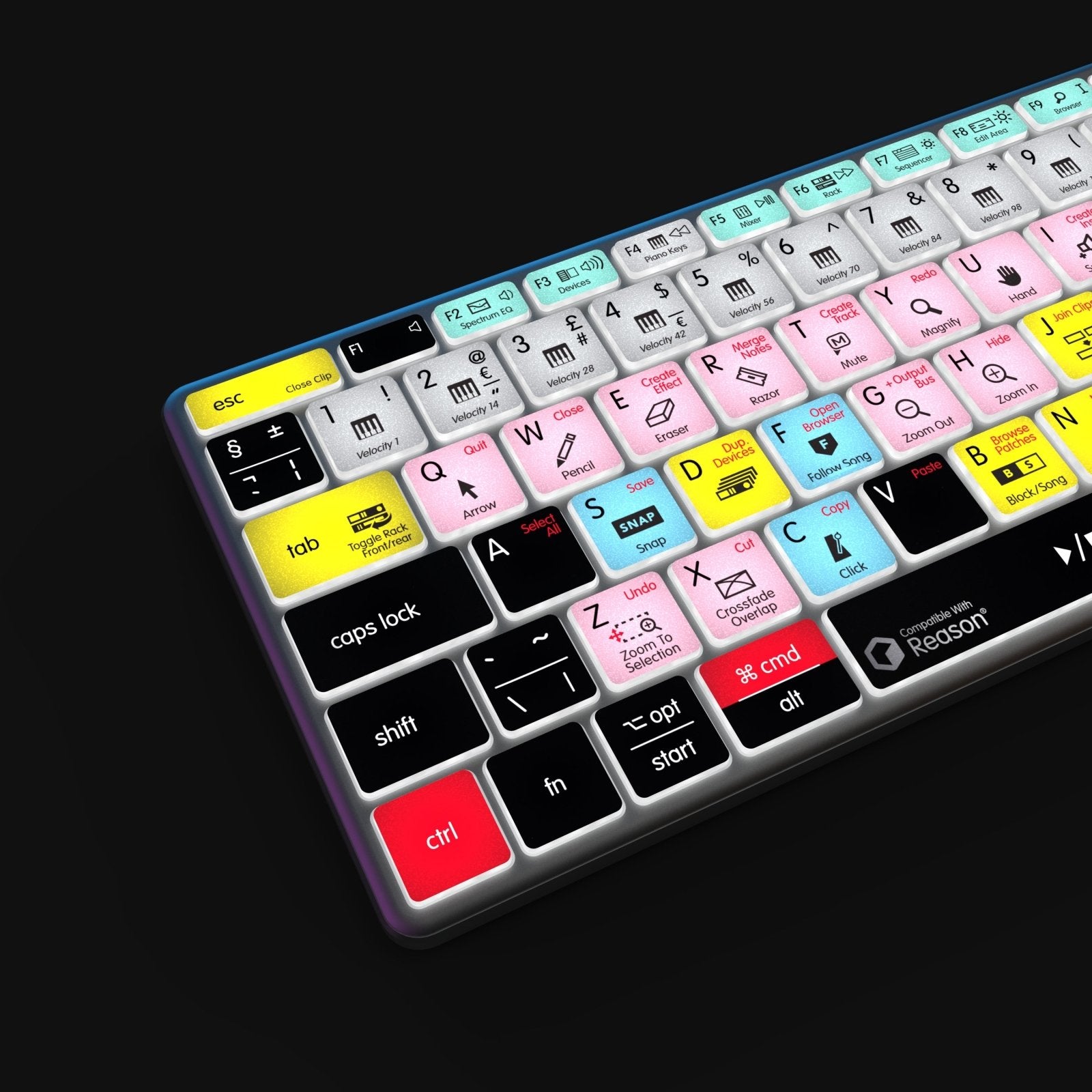 NEW Reason Keyboard | Backlit & Wireless | Mac and PC - Editors Keys