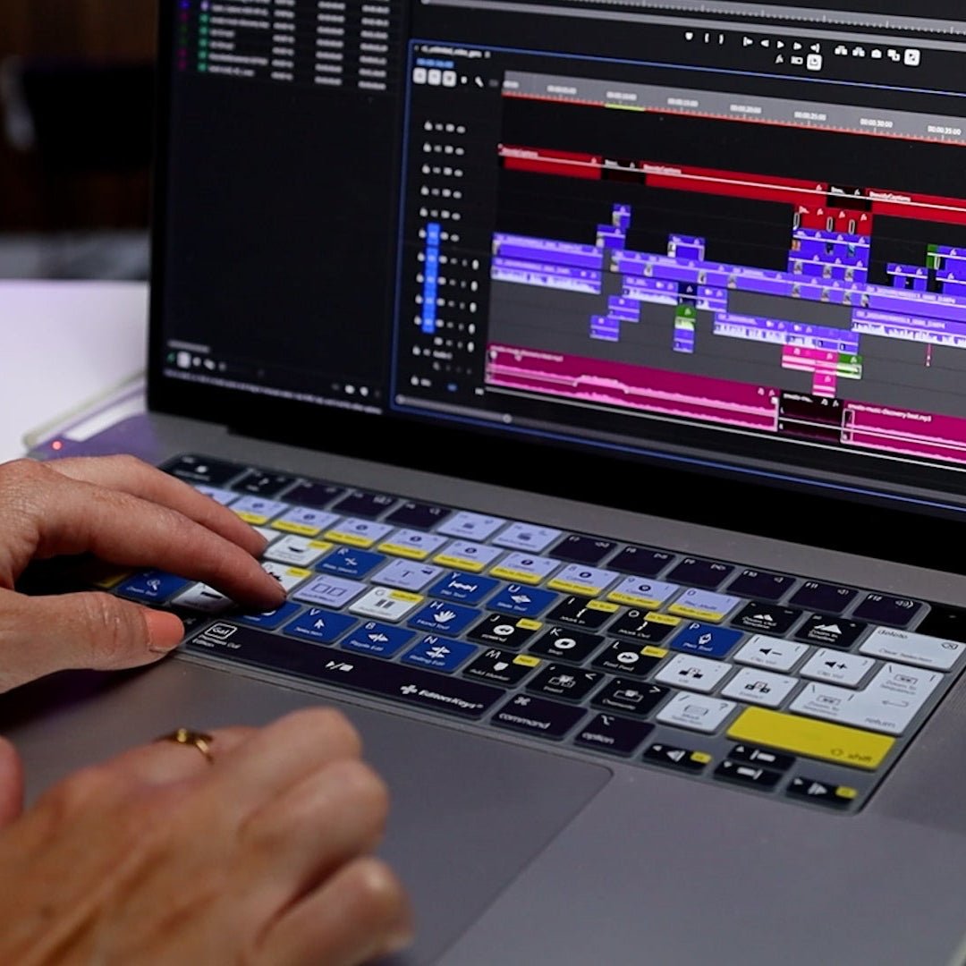 Premiere Gal Premiere Pro Keyboard Cover – MacBook Pro & Airs - Editors Keys