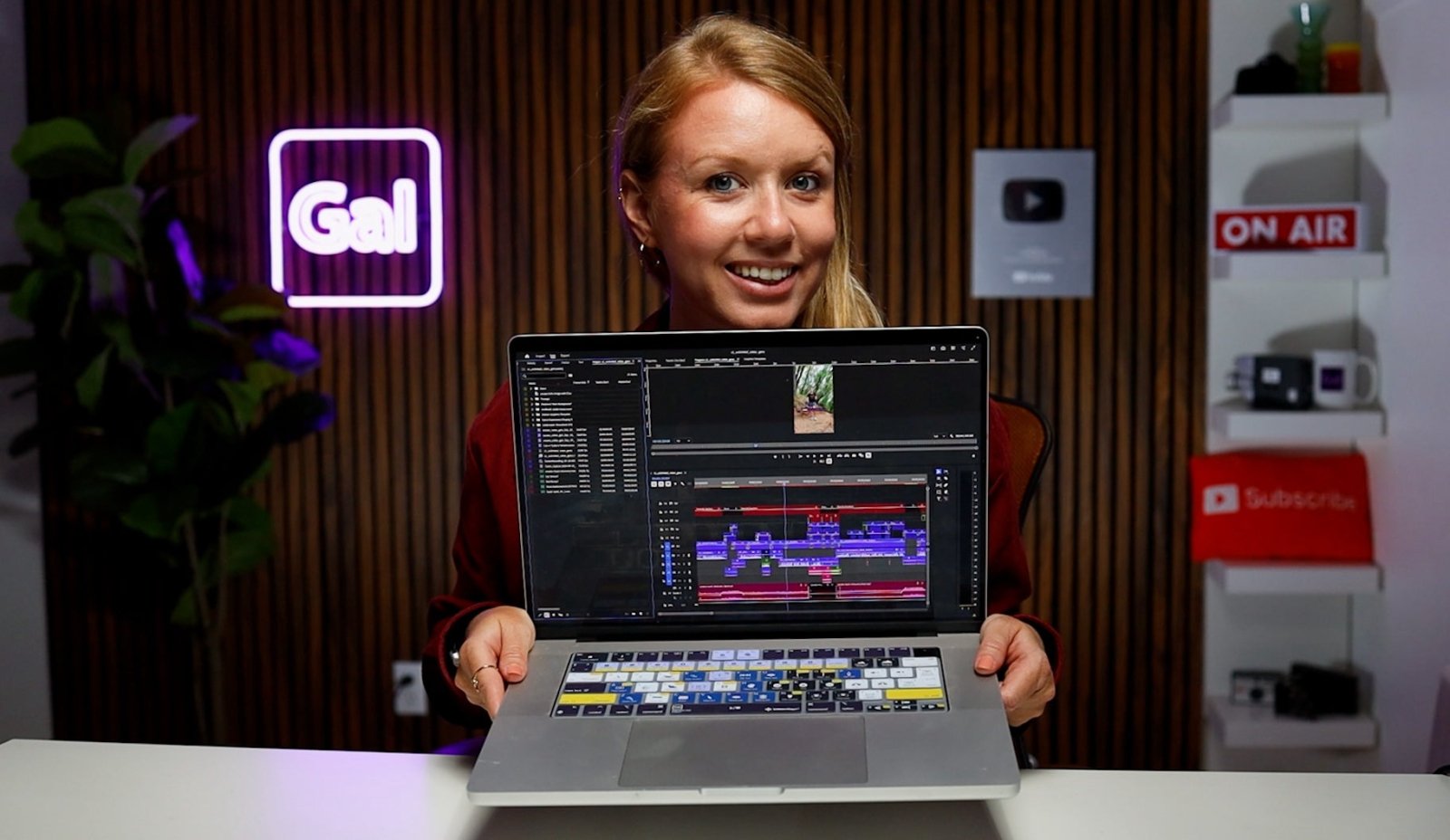 Premiere Gal Premiere Pro Keyboard Cover – MacBook Pro & Airs - Editors Keys