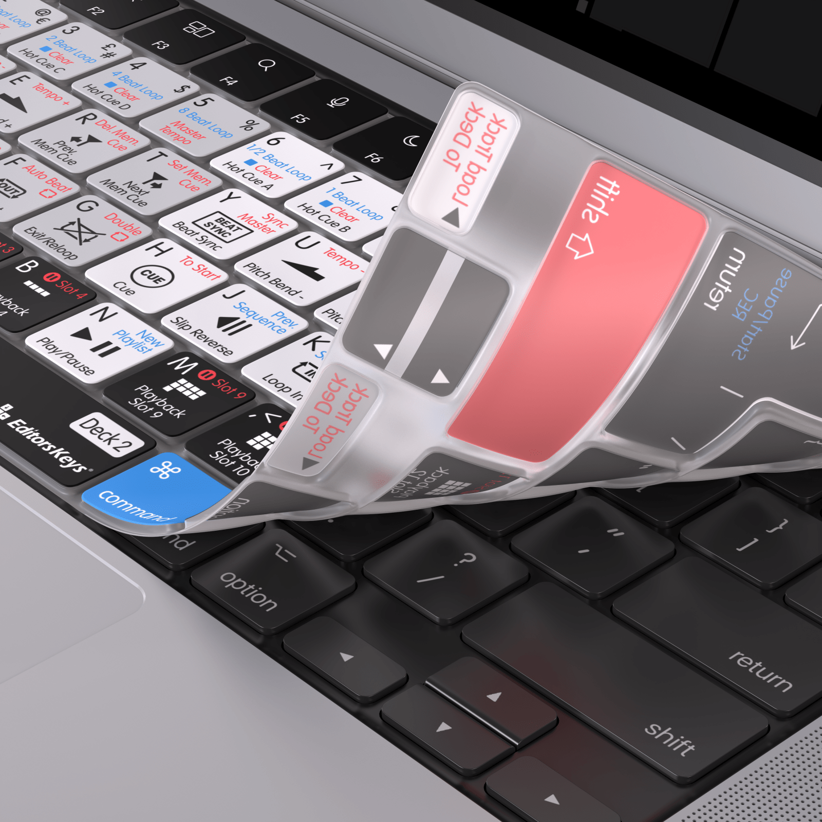 RekordBox Keyboard Covers for MacBook Pro - Editors Keys