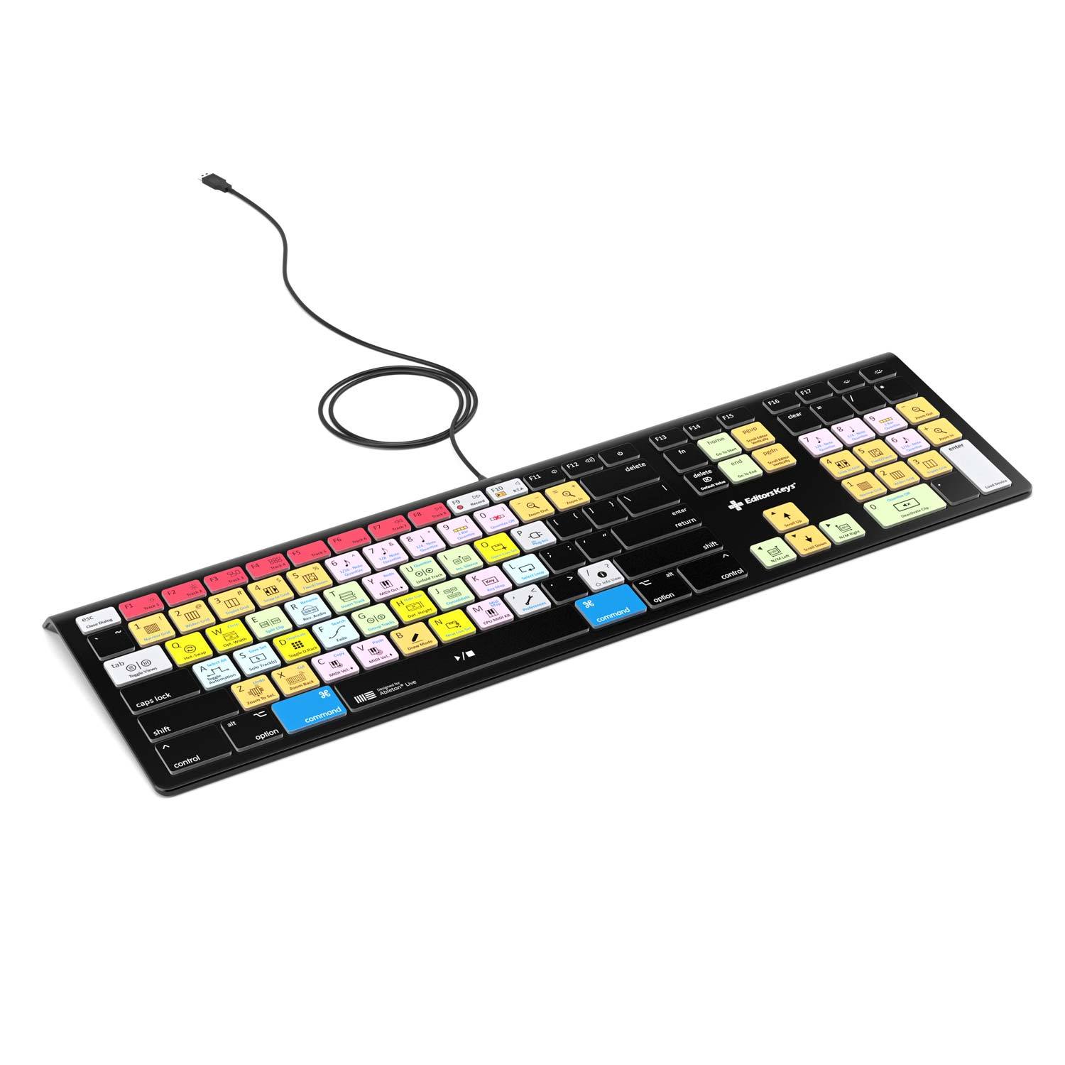 Ableton Live Keyboard - Backlit - For Mac or PC - Editors Keys