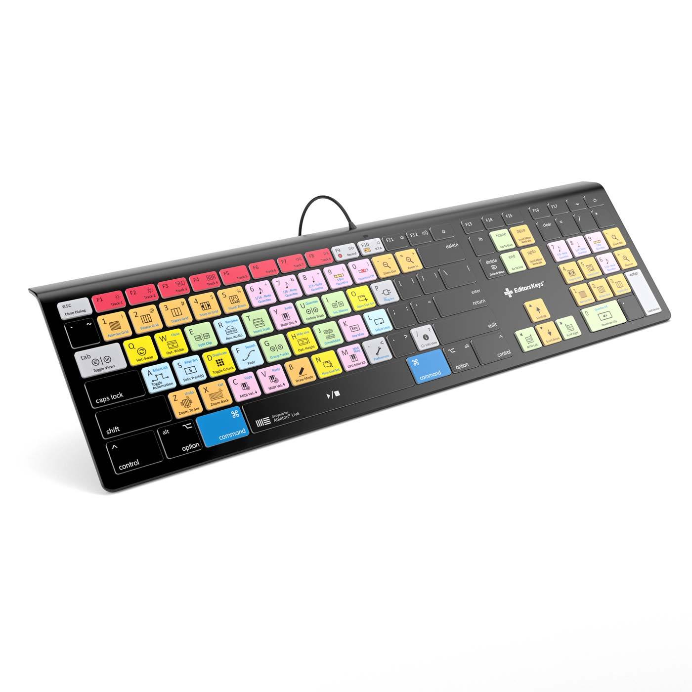 Ableton Live Keyboard - Backlit - For Mac or PC - Editors Keys