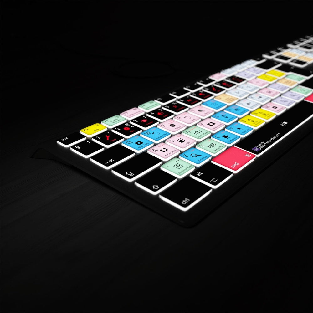 Adobe After Effects Keyboard - Backlit - For Mac or PC- View Here
