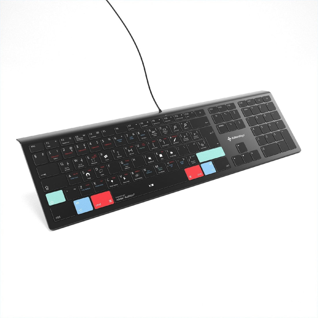 Audio Editing Keyboards - Shortcut Keyboards - Mac and PC