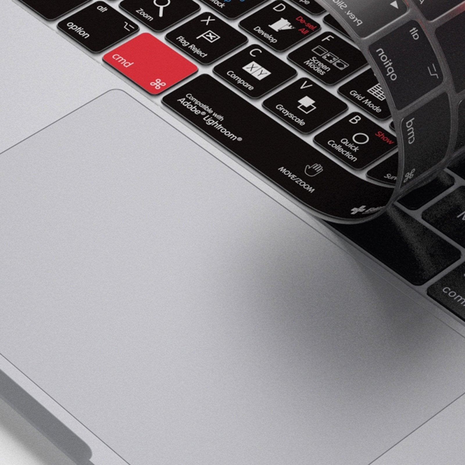 Adobe Lightroom Keyboard Covers for MacBook and iMac - Editors Keys