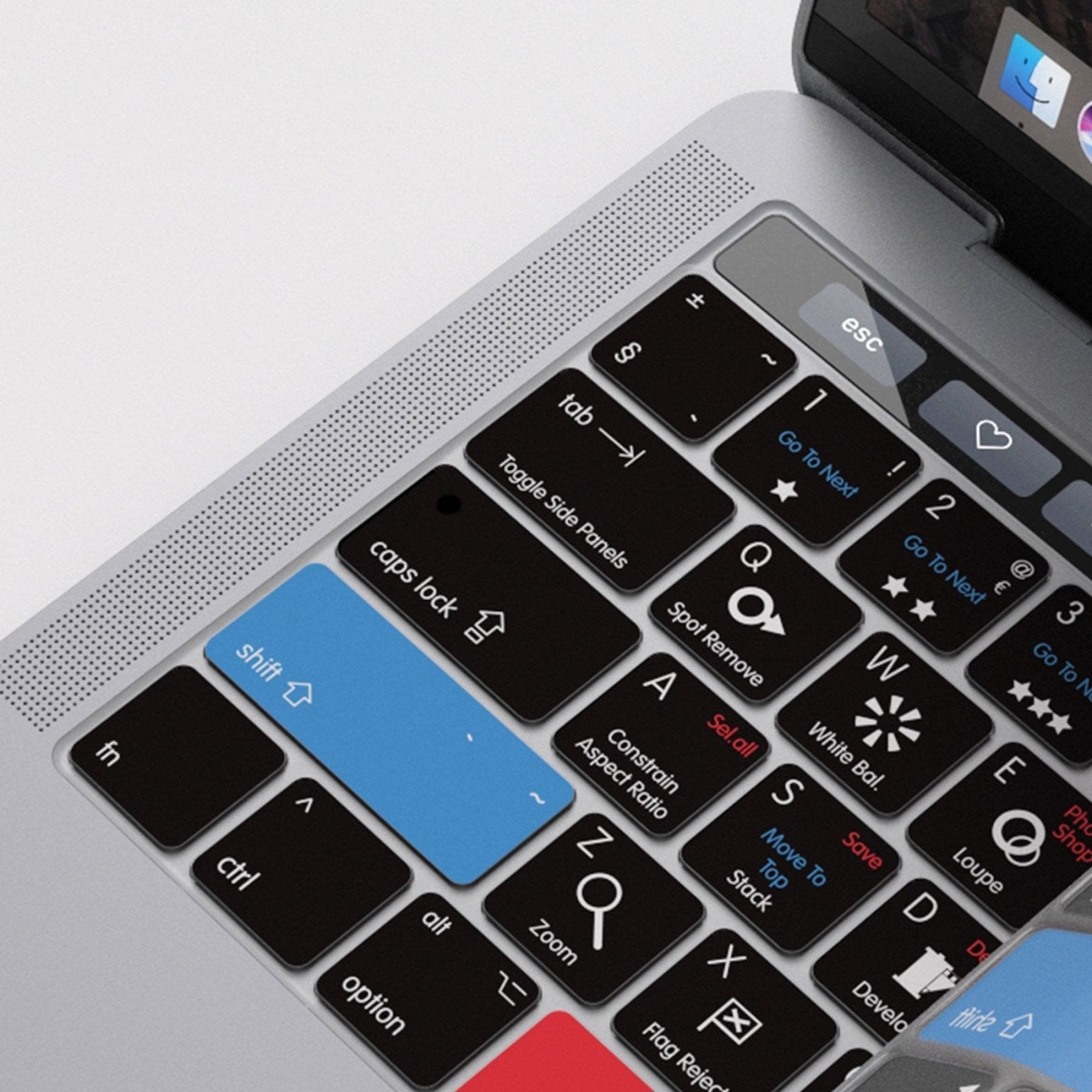 Adobe Lightroom Keyboard Covers for MacBook and iMac - Editors Keys