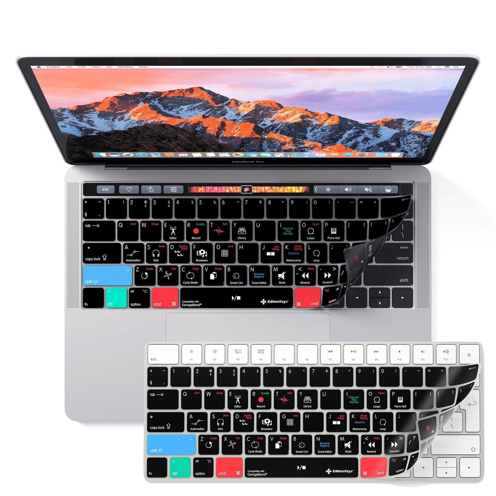 Apple Garageband Keyboard Covers for MacBook and iMac - Editors Keys