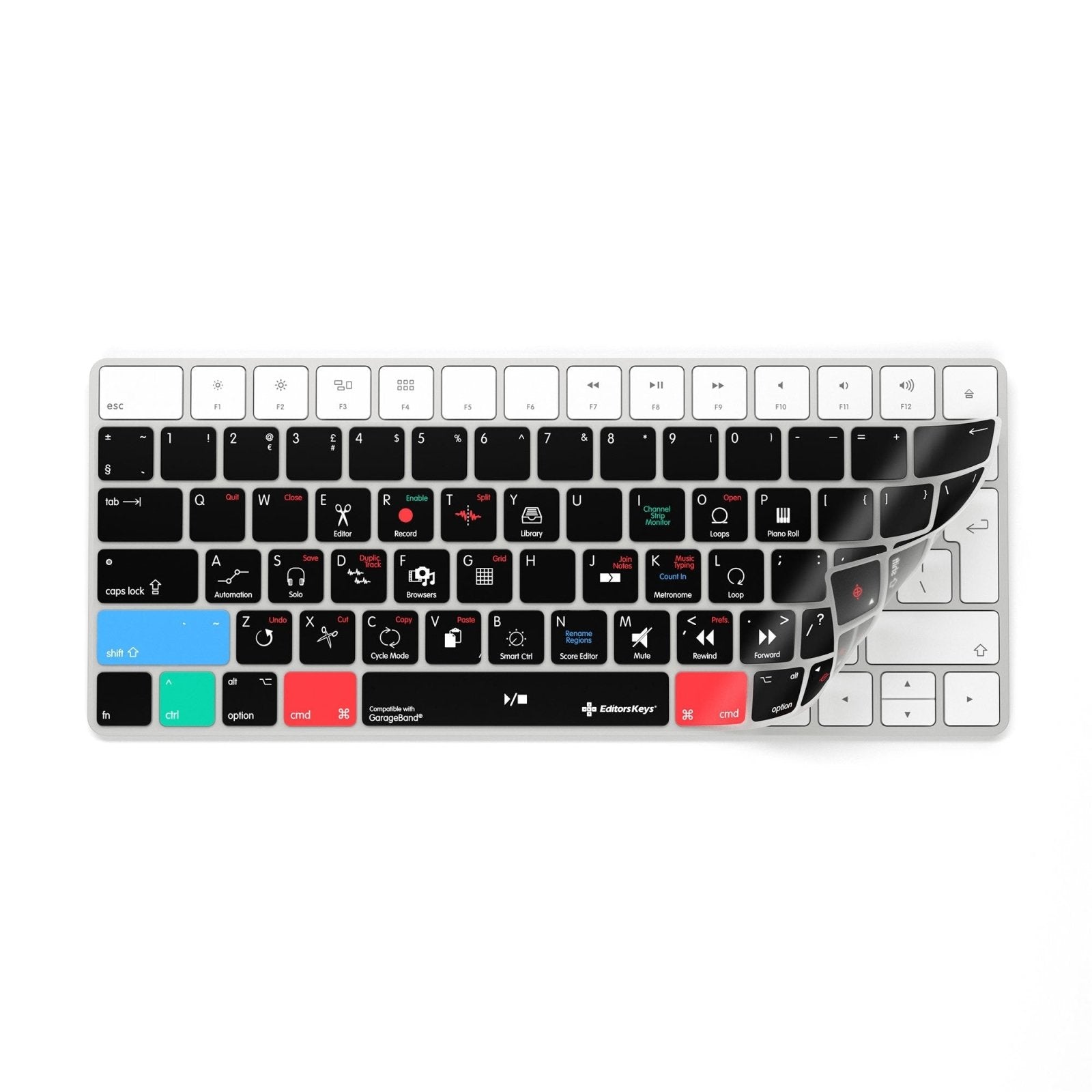 Apple Garageband Keyboard Covers for MacBook and iMac - Editors Keys