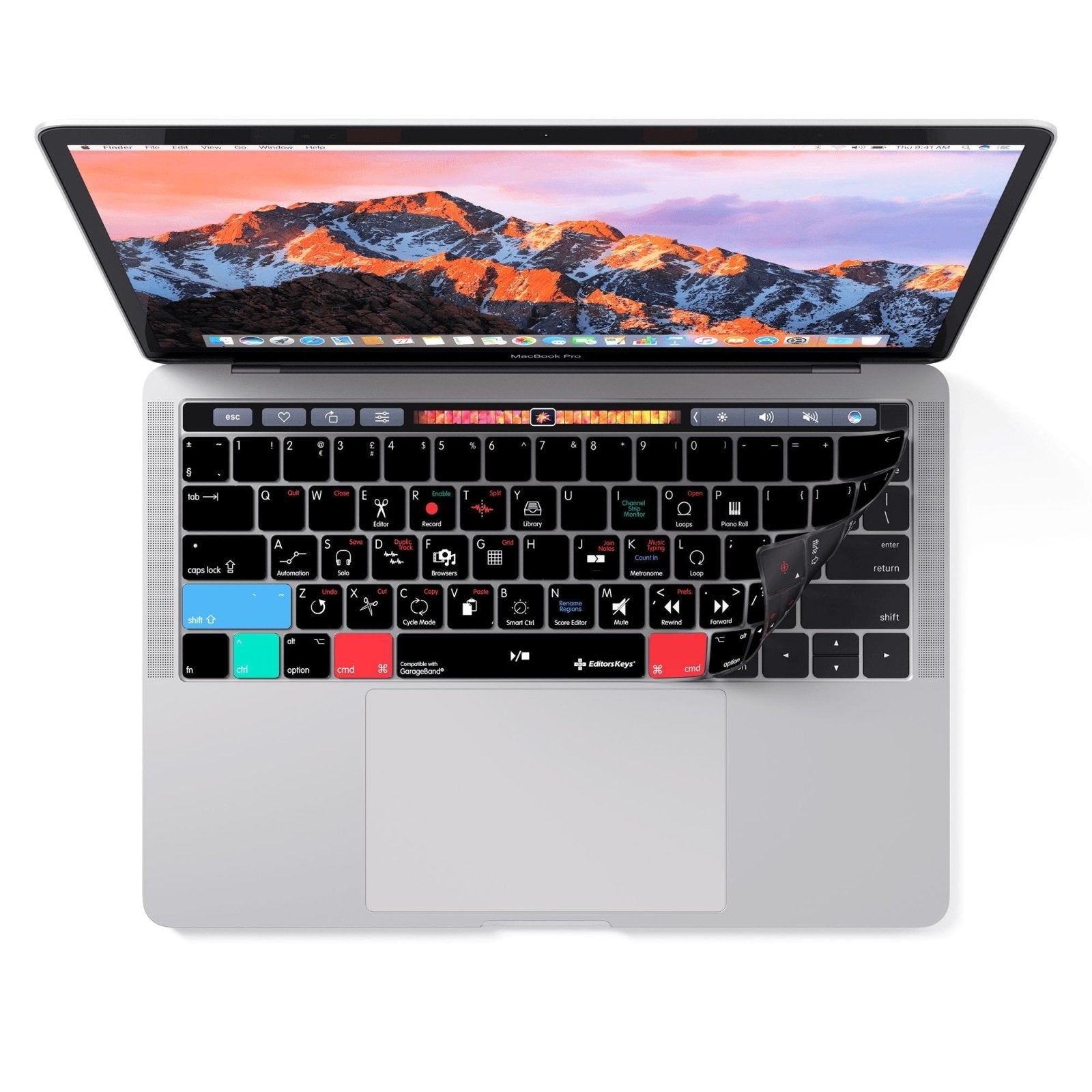 Apple Garageband Keyboard Covers for MacBook and iMac - Editors Keys