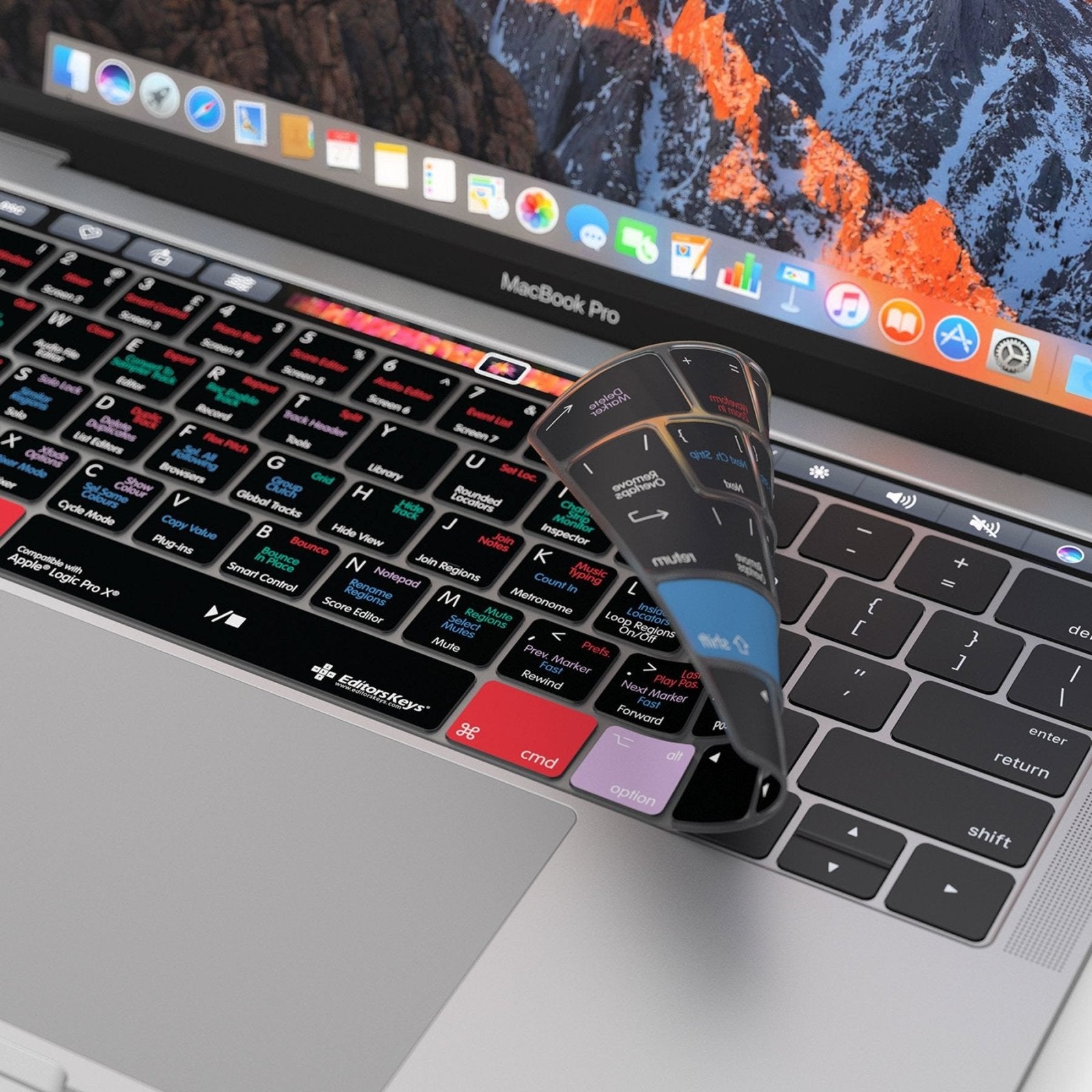 Apple Logic Pro Keyboard Covers for MacBook and iMac - Editors Keys