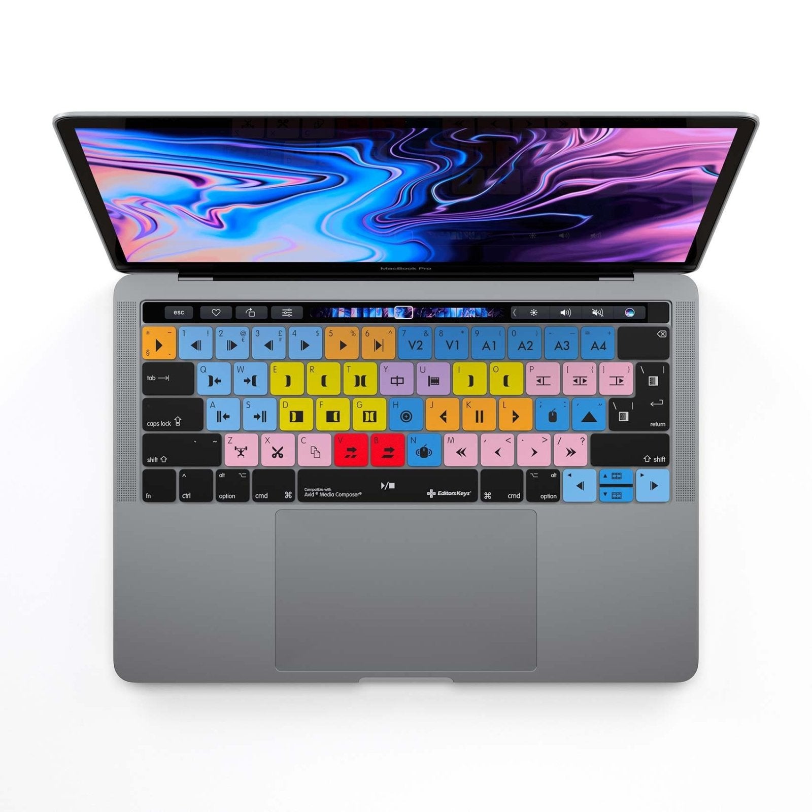 Avid Media Composer Keyboard Covers for MacBook and iMac - Editors Keys