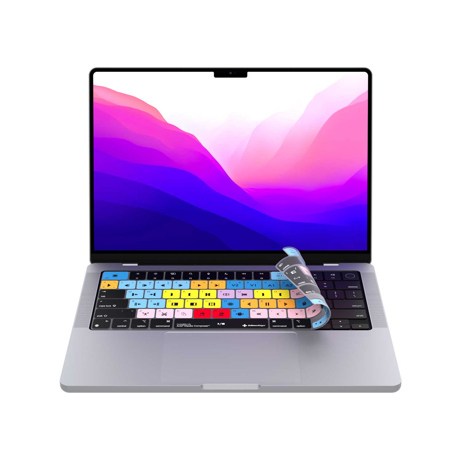 Avid Media Composer Keyboard Covers for MacBook and iMac - Editors Keys