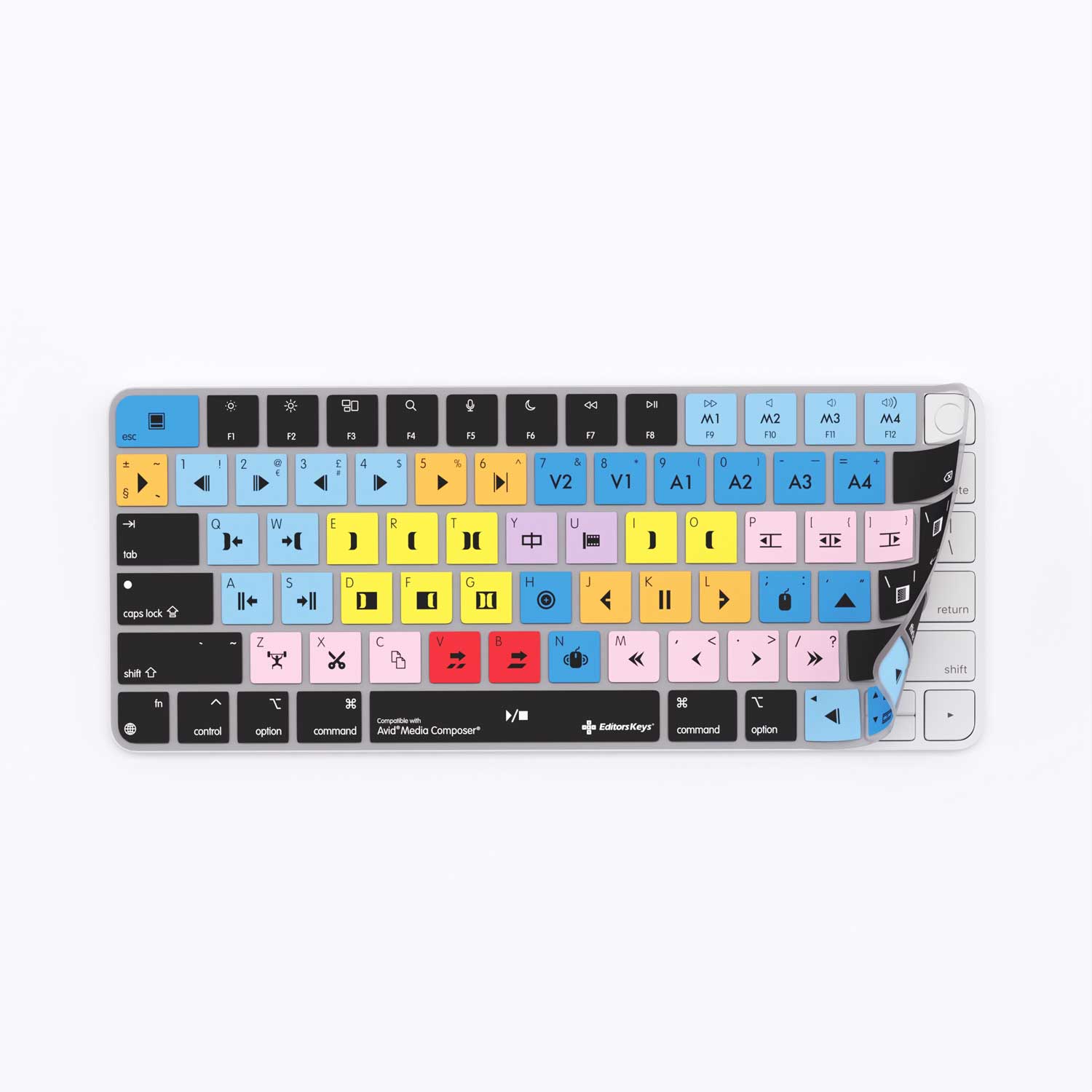 Avid Media Composer Keyboard Covers for MacBook and iMac - Editors Keys