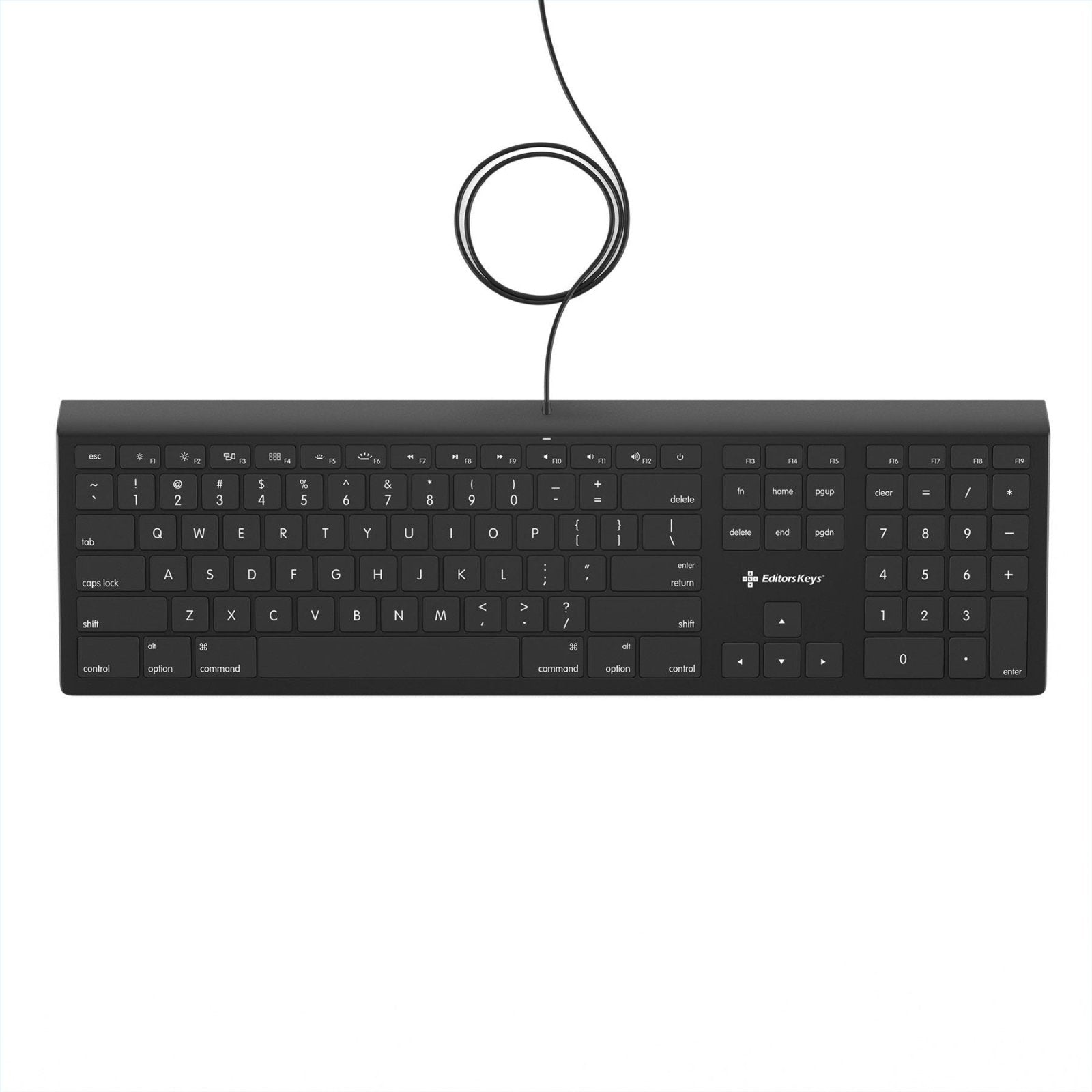 Backlit Mac Keyboard - Standard Keyboard - Editors Keys