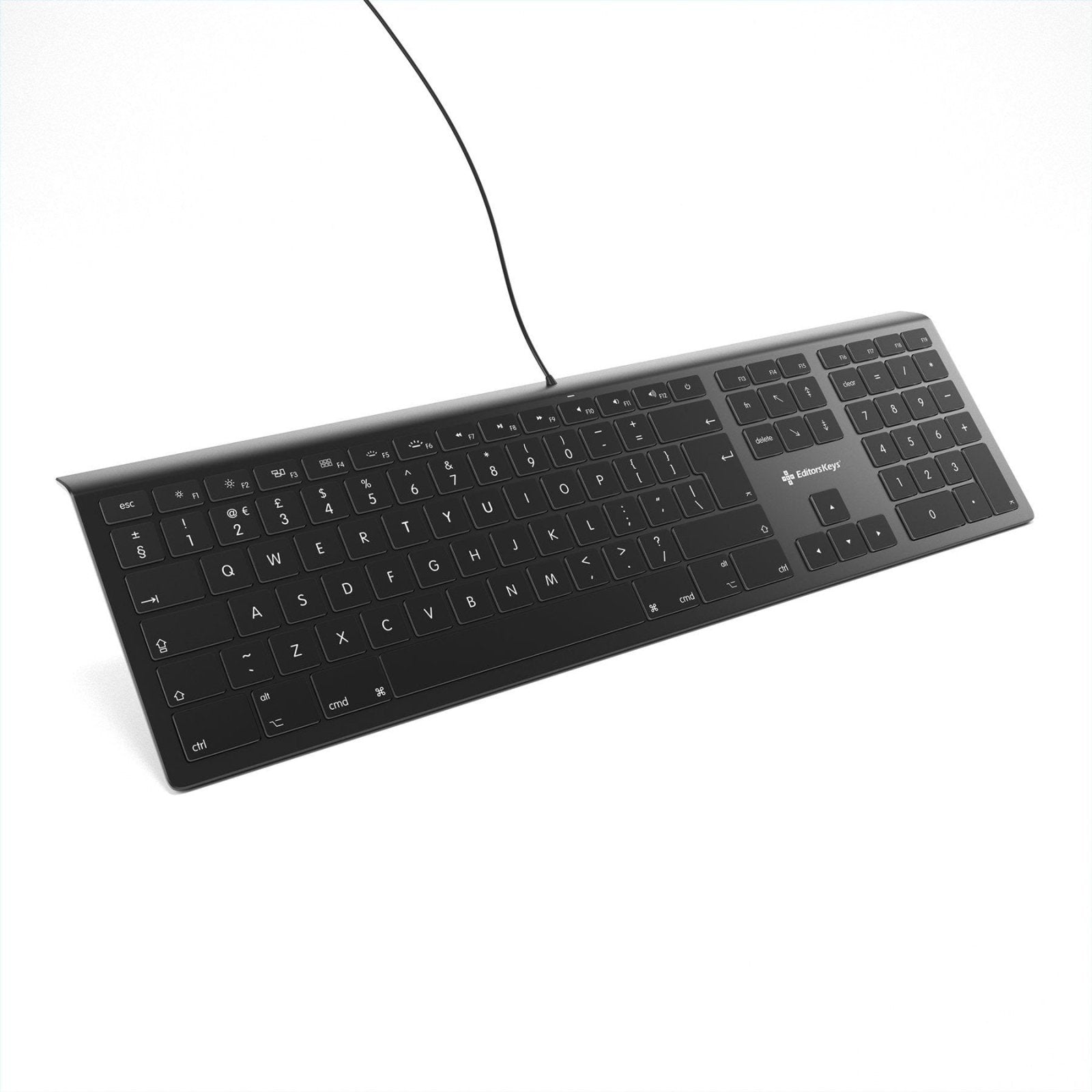 Backlit Mac Keyboard - Standard Keyboard - Editors Keys