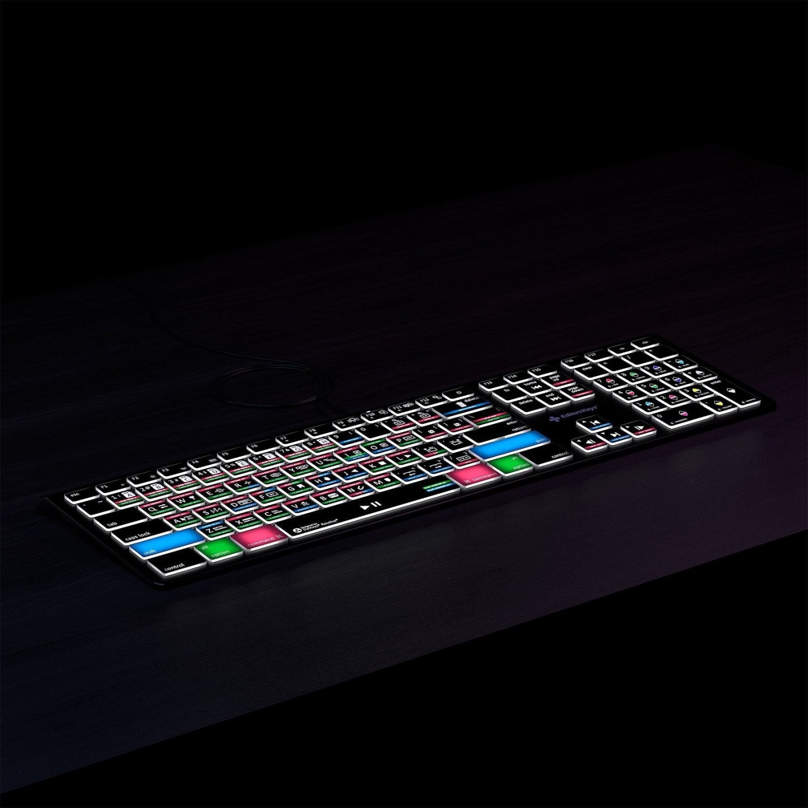 DaVinci Resolve 18 Keyboard - Backlit Mac or PC - Editors Keys