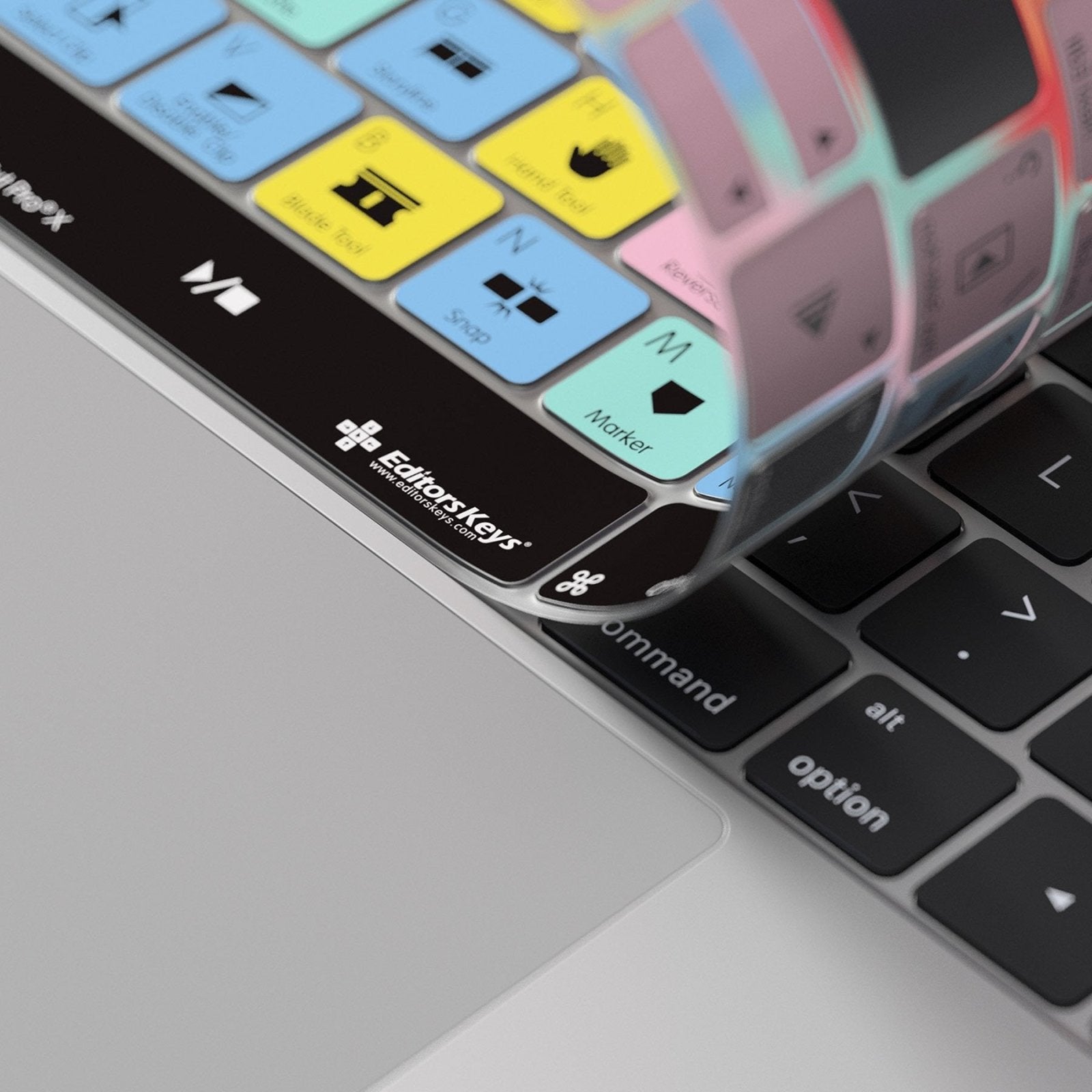 Final Cut Pro Keyboard Covers for MacBook and iMac - Editors Keys