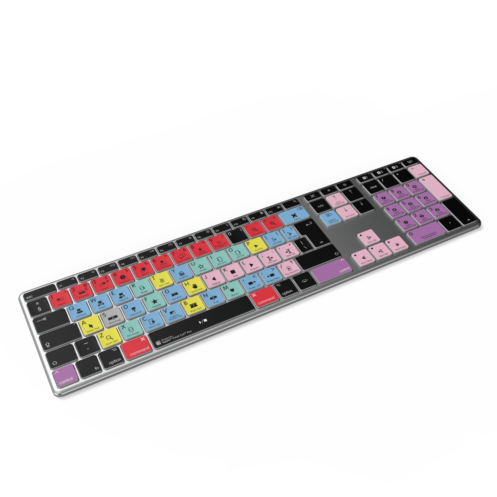 Final Cut Pro Keyboard | Wireless | Mac - Editors Keys