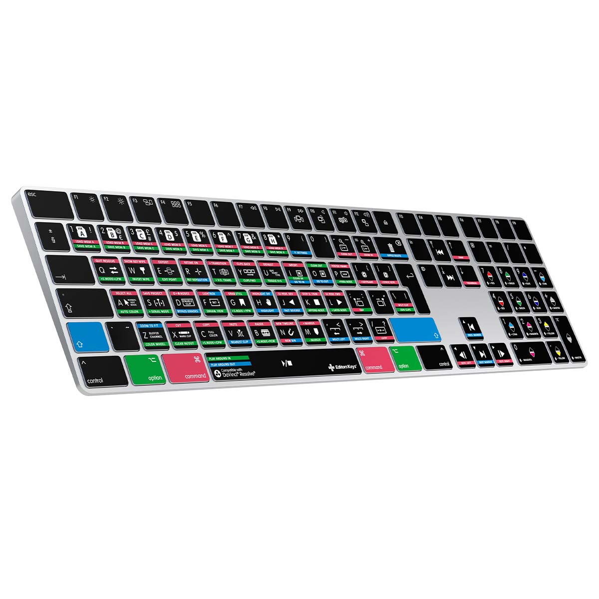 DaVinci Resolve Apple Magic Keyboard UK Numeric Version