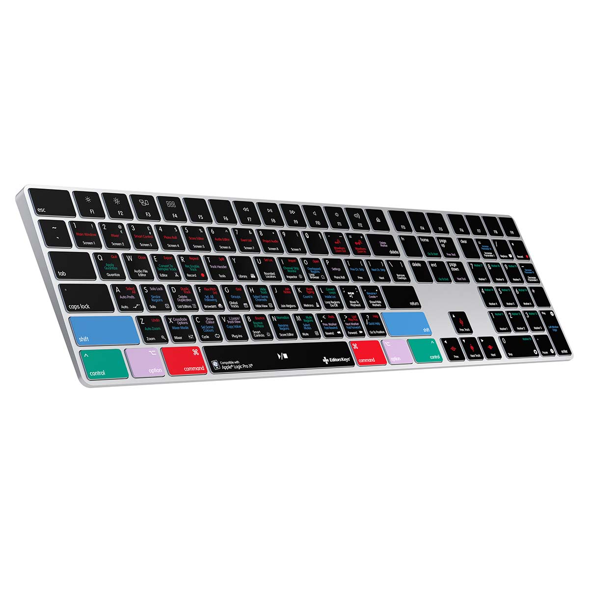 Genuine Apple Keyboard for Logic Pro X by Editors Keys USA Version