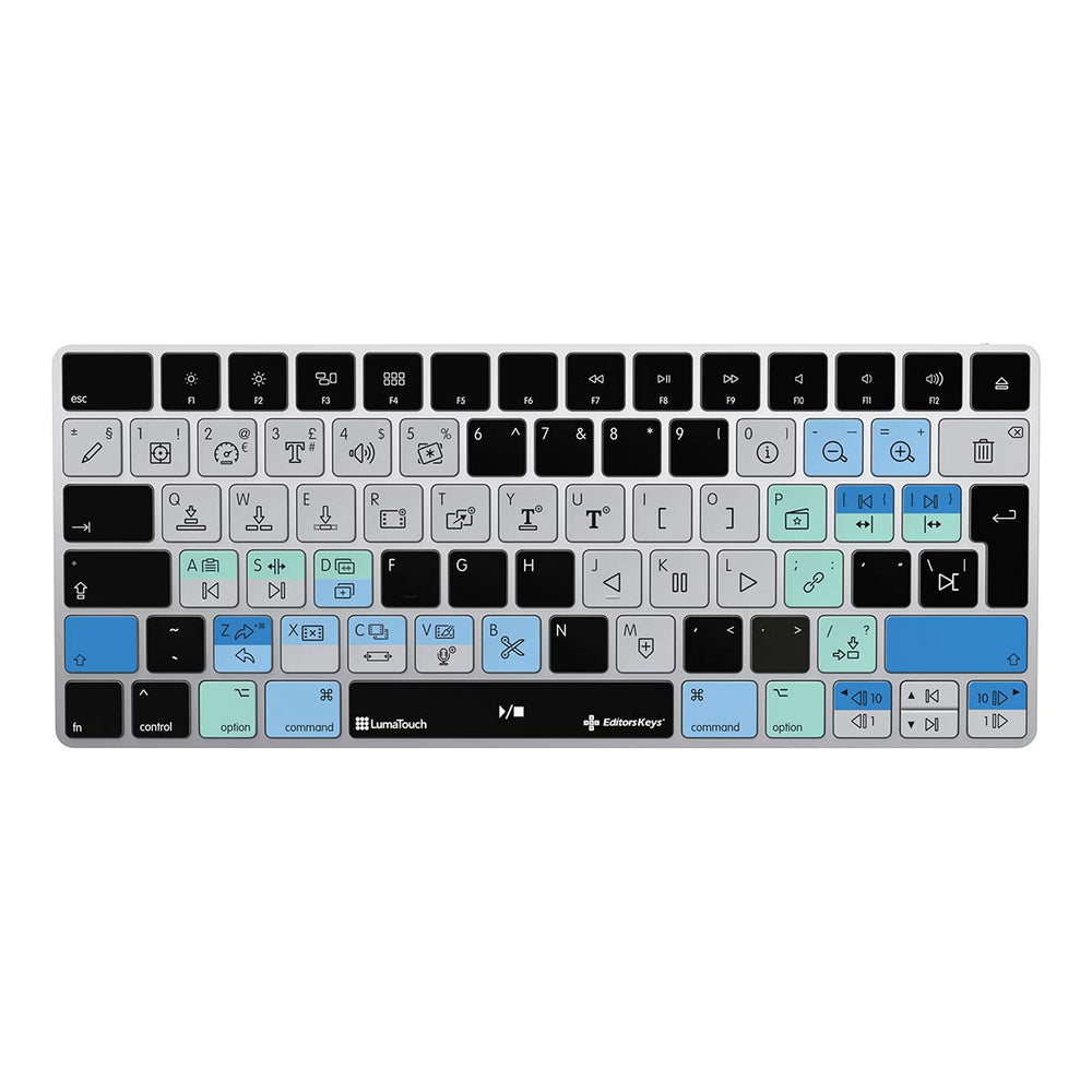 Genuine Apple Keyboard for Lumafusion - Remastered by Editors Keys