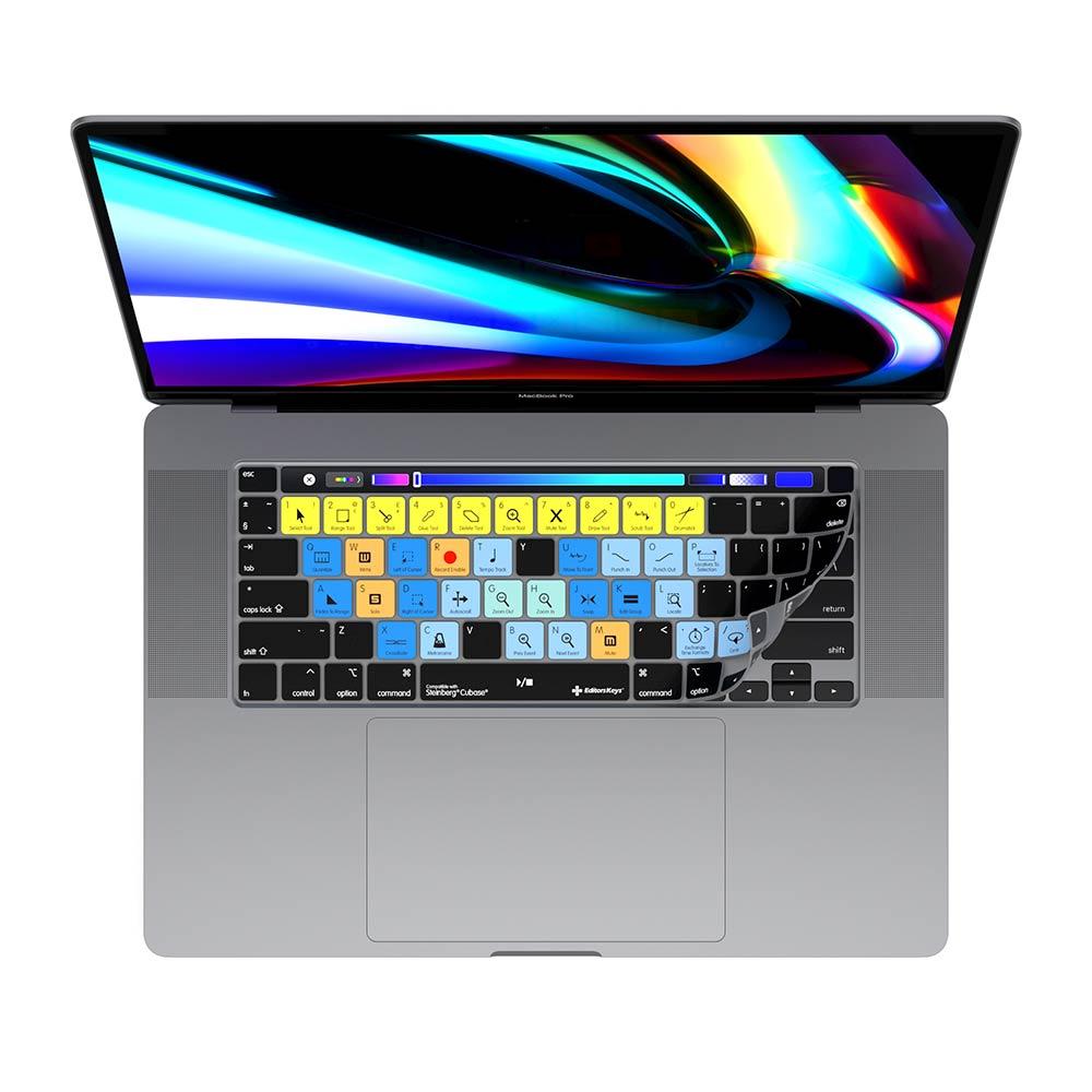 Protection Clavier Silicone Steinberg Cubase Pour MacBook Pro 13/16 - Raccourcis Inclus - Format ISO