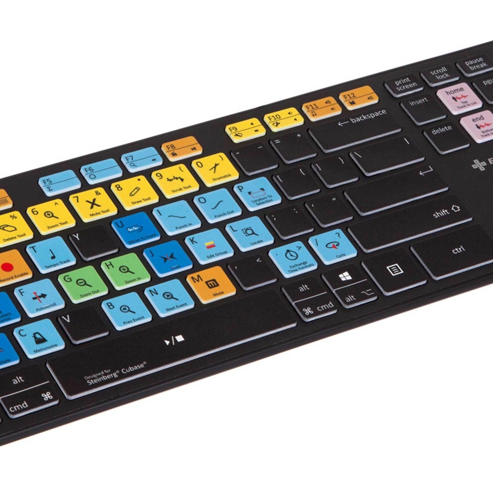 Cubase Shortcut Keyboard - Slimline Keyboard 1