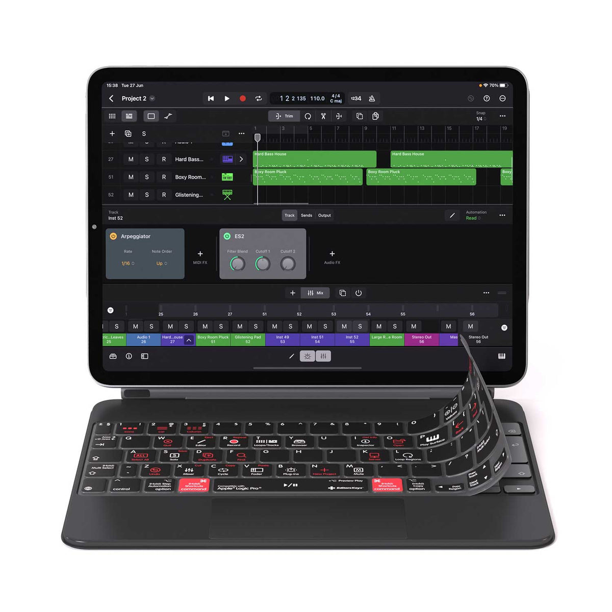 Magic Case Logic Pro Keyboard Covers for iPad Magic Keyboard | Editors Keys