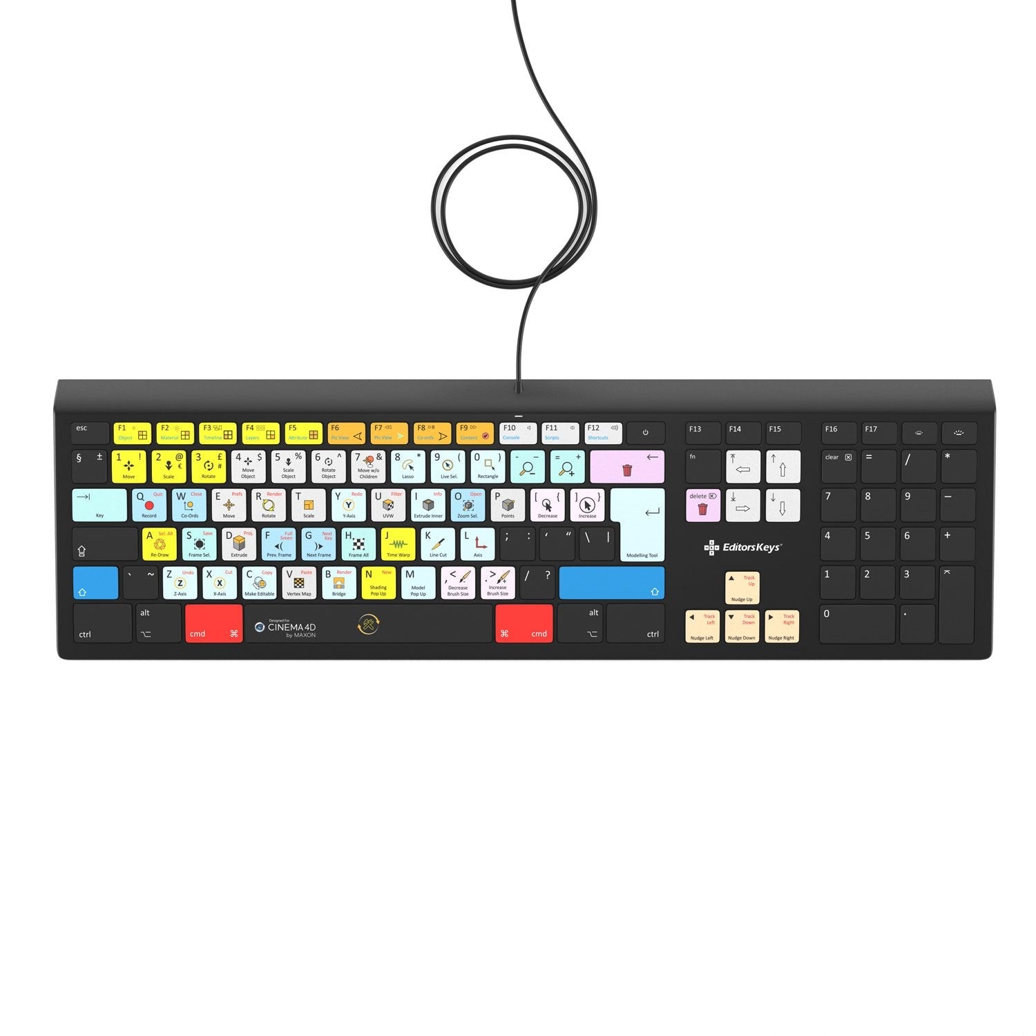 Maxon Cinema 4D Keyboard - Backlit - For Mac or PC